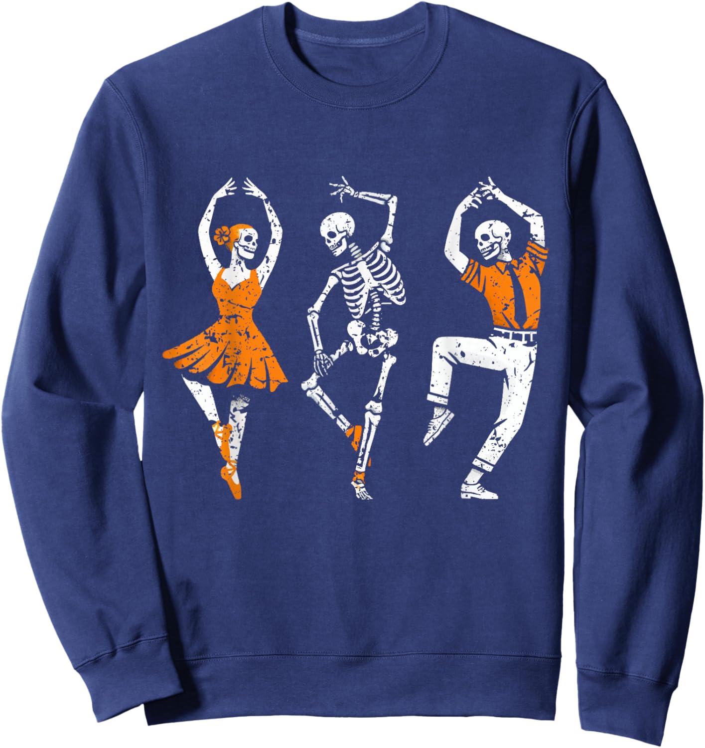 Skeleton Dance Teacher tap, step, or clog, Ballet Dancer Sweatshirt - Sweatshirt | Navy