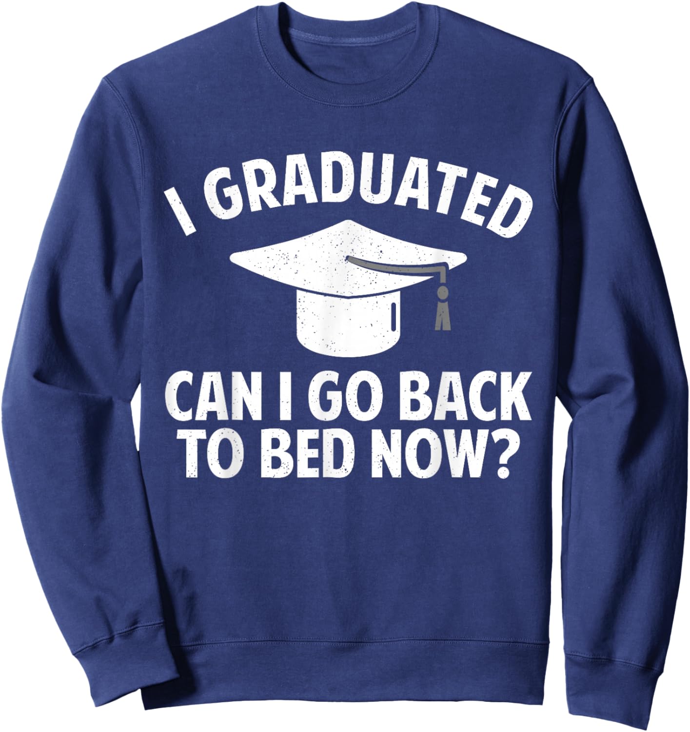 Funny Graduation Art Women Masters Degree Draduation Sweatshirt - Sweatshirt | Navy