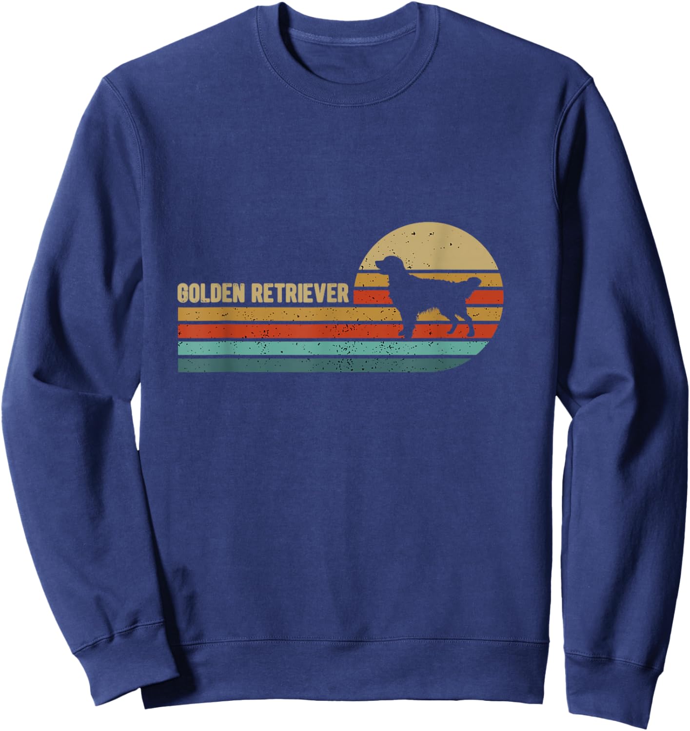 Golden Retriever Dog Sweatshirt - Sweatshirt | Navy