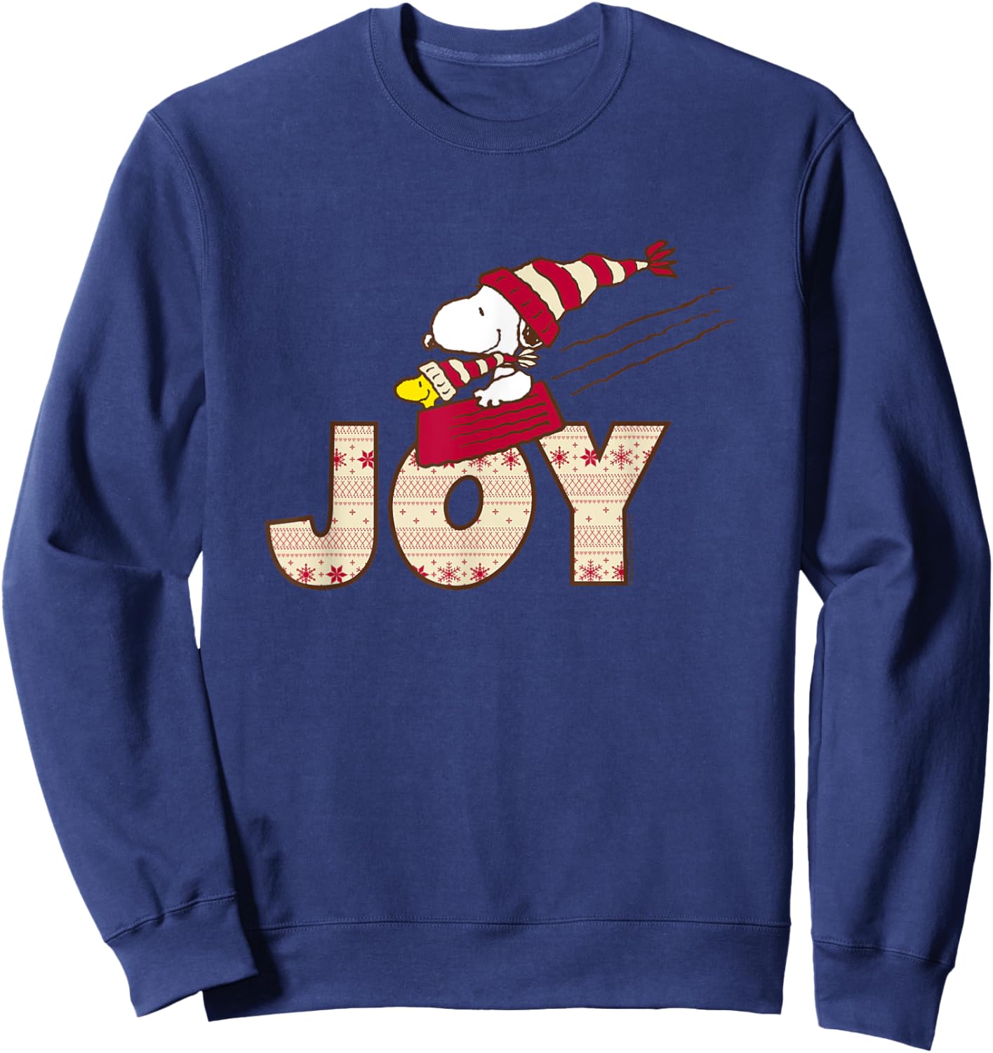 Peanuts Snoopy Christmas Joy Sweatshirt - Sweatshirt | Navy