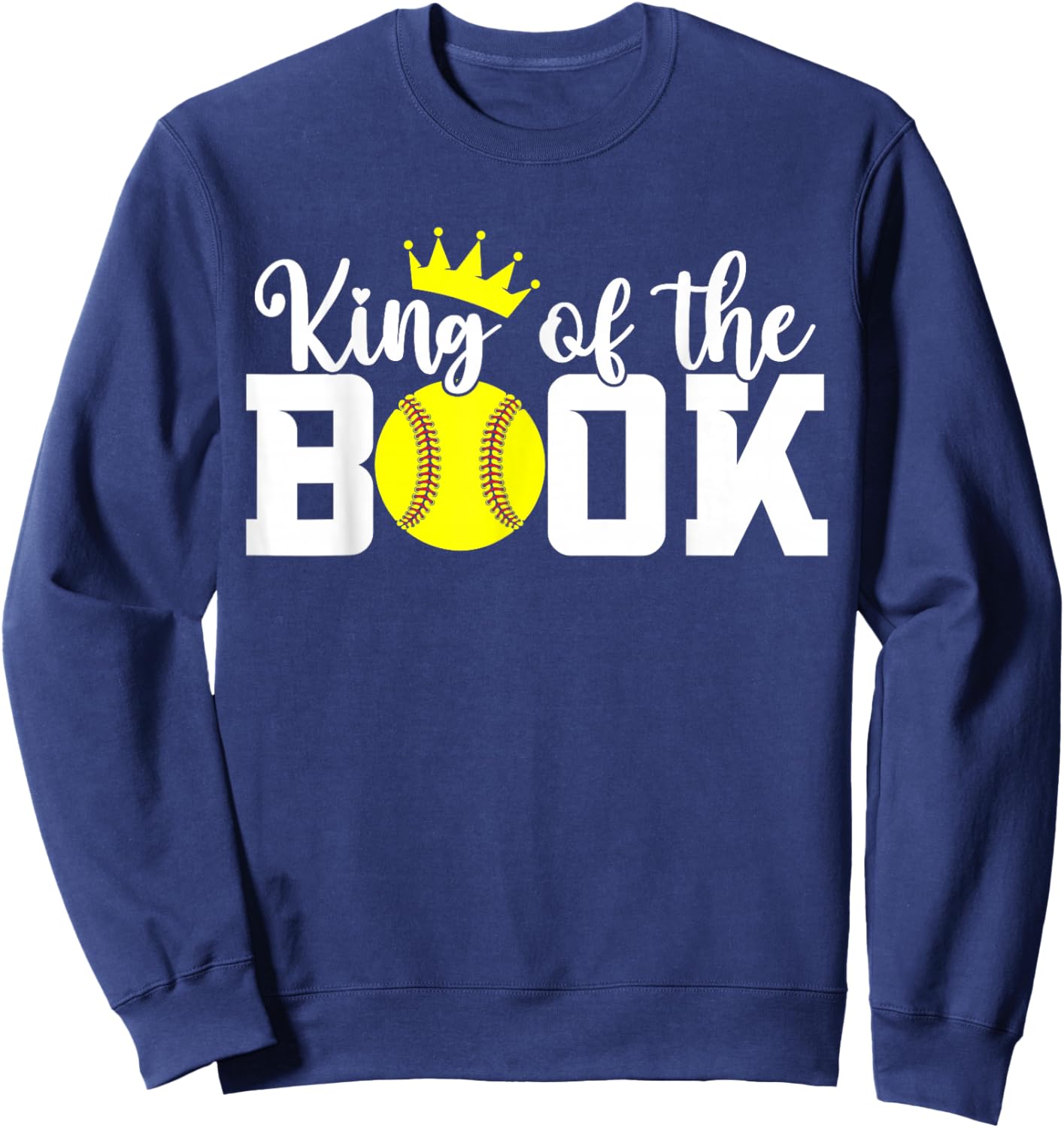 Scorekeeper Softball Team Scorebook King Sweatshirt - Sweatshirt | Navy
