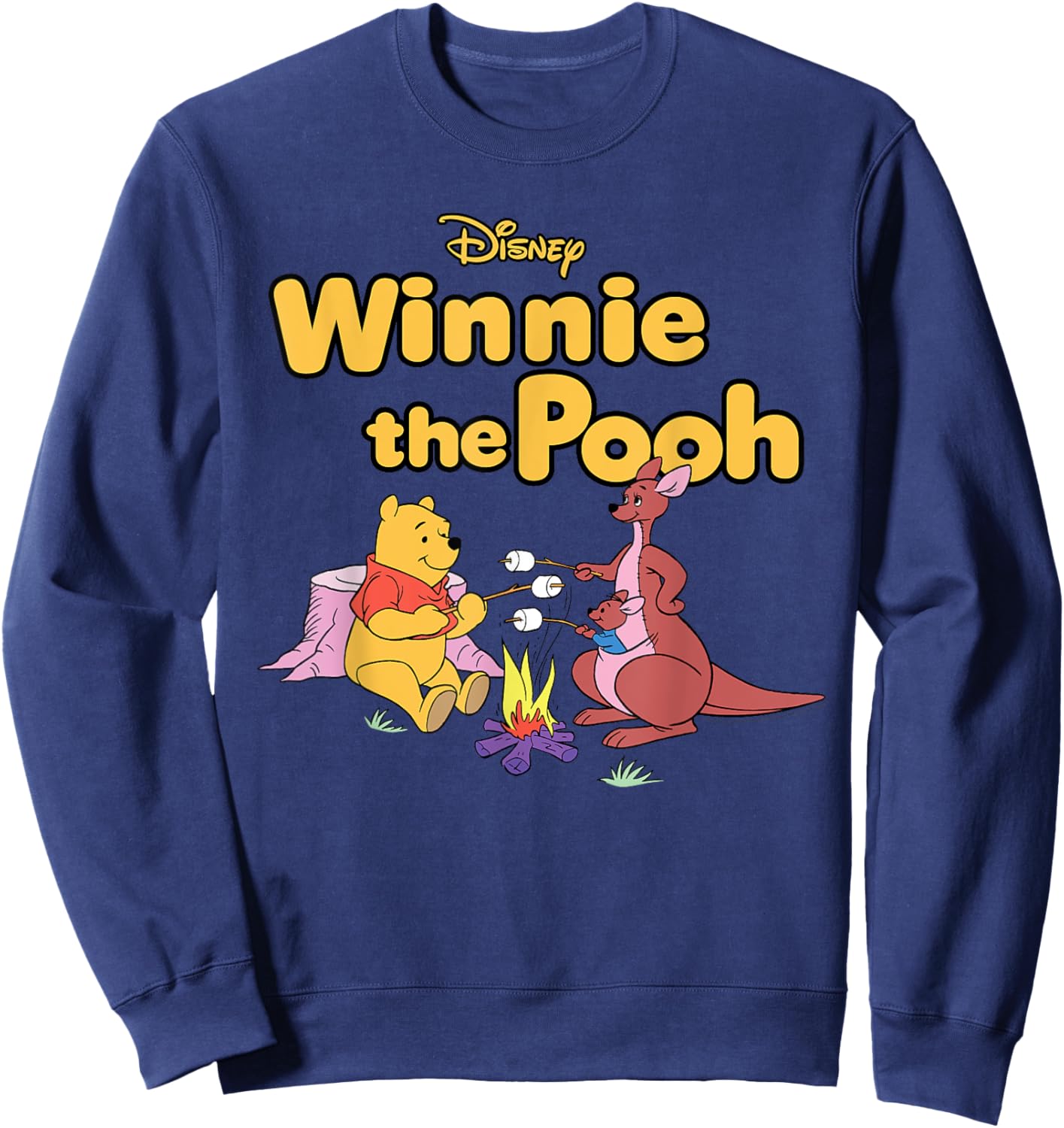 Disney Winnie the Pooh Kanga and Roo Camping Marshmallows Sweatshirt - Sweatshirt | Navy