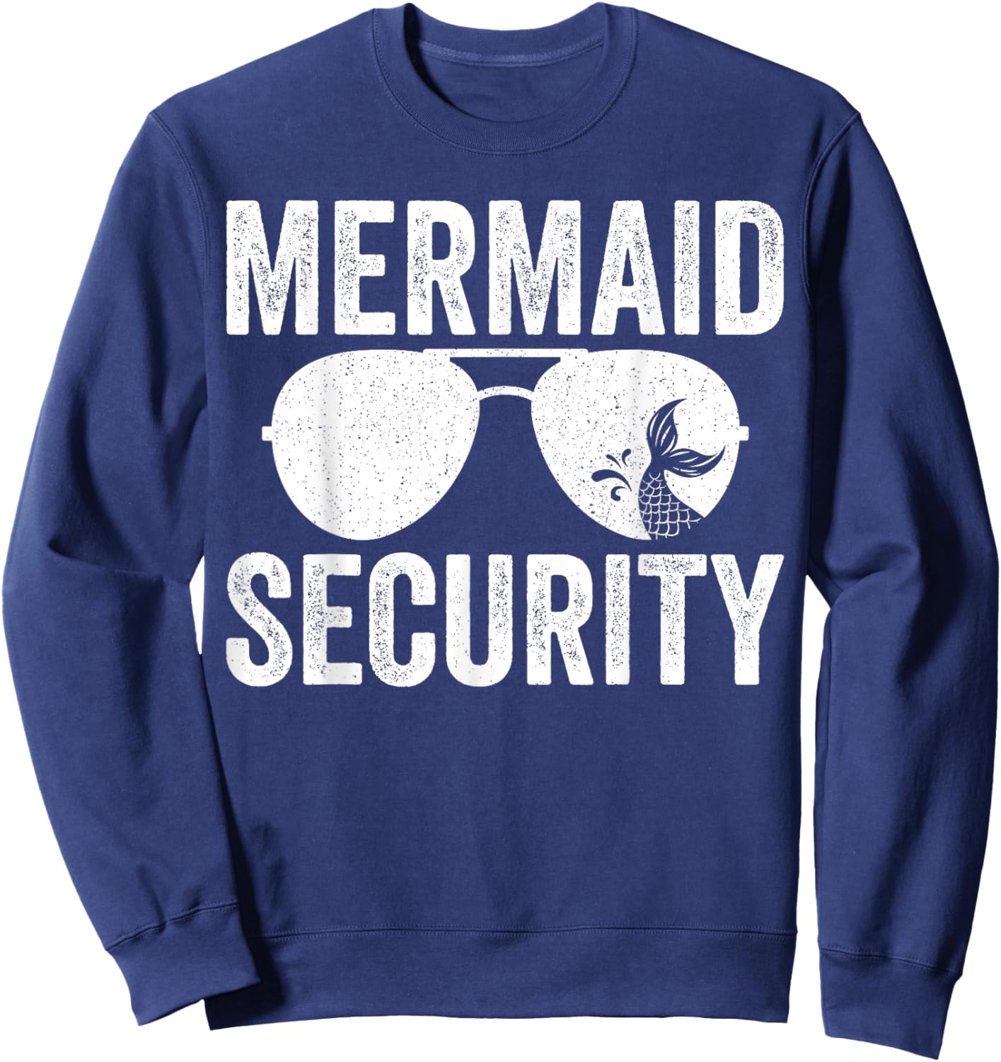 Mermaid Security Halloween Costume Sweatshirt - Sweatshirt | Navy