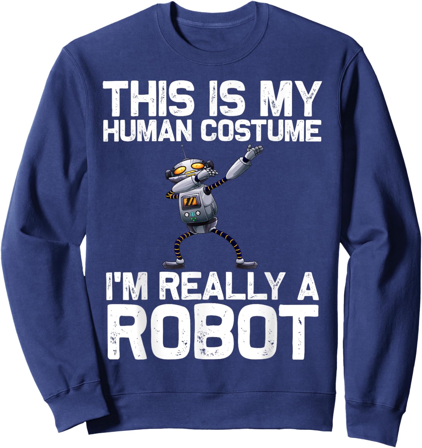 Robot Art Women Kids Robotics Engineer Robot Lover Sweatshirt - Sweatshirt | Navy