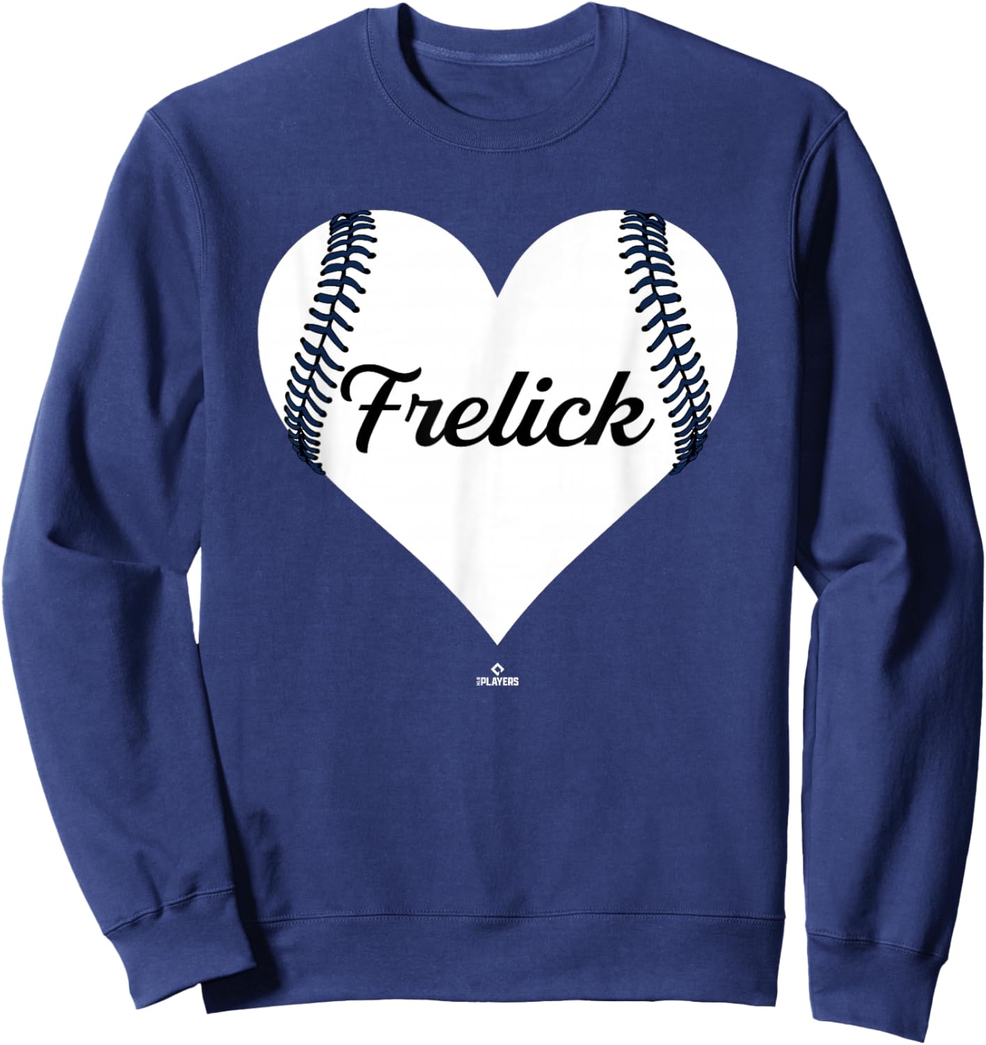 Baseball Heart Sal Frelick Prospect Baseball Fan Gear Sweatshirt - Sweatshirt | Navy
