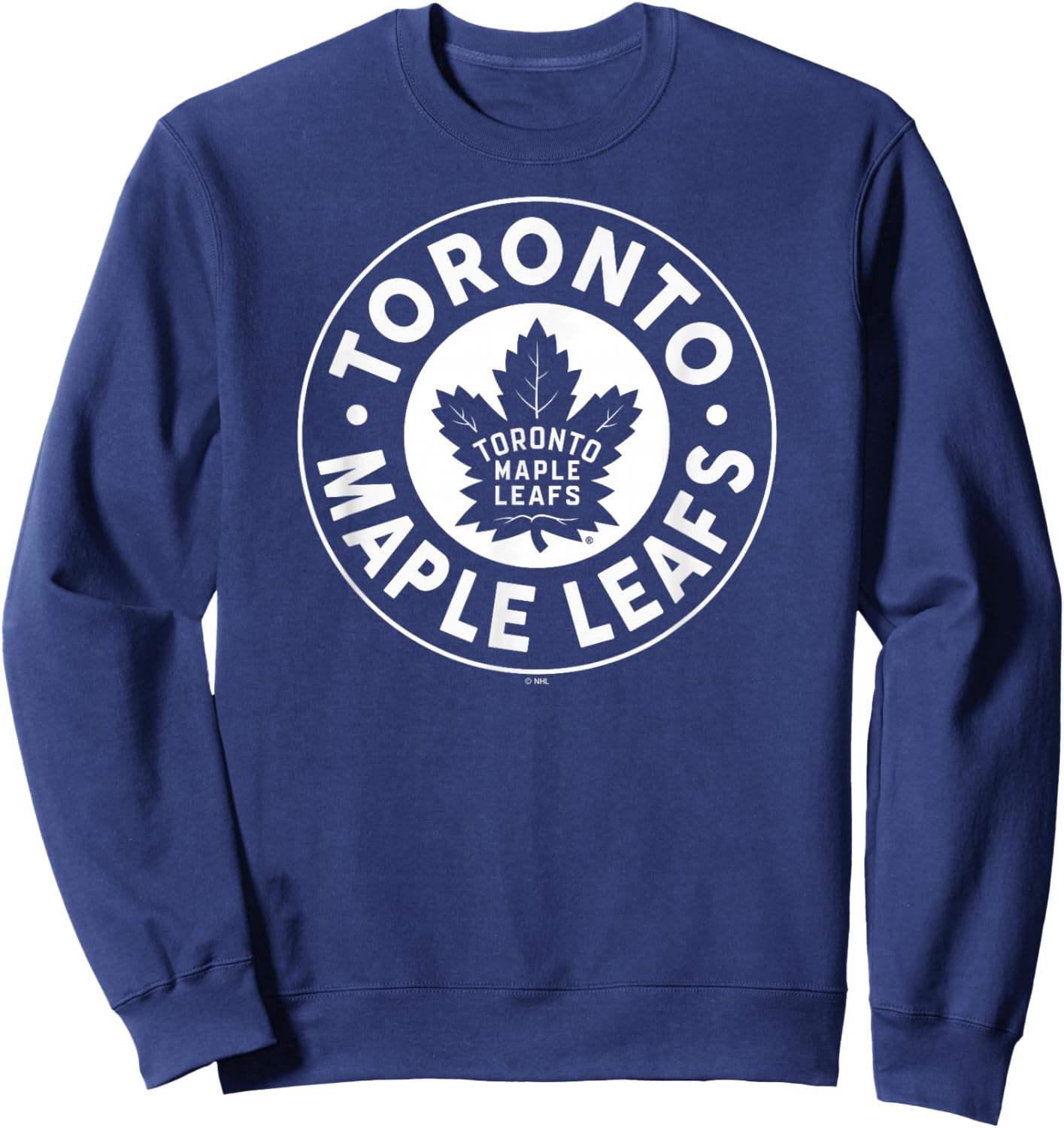 Toronto Maple Leafs Symbol Blue Officially Licensed Sweatshirt - Sweatshirt | Navy