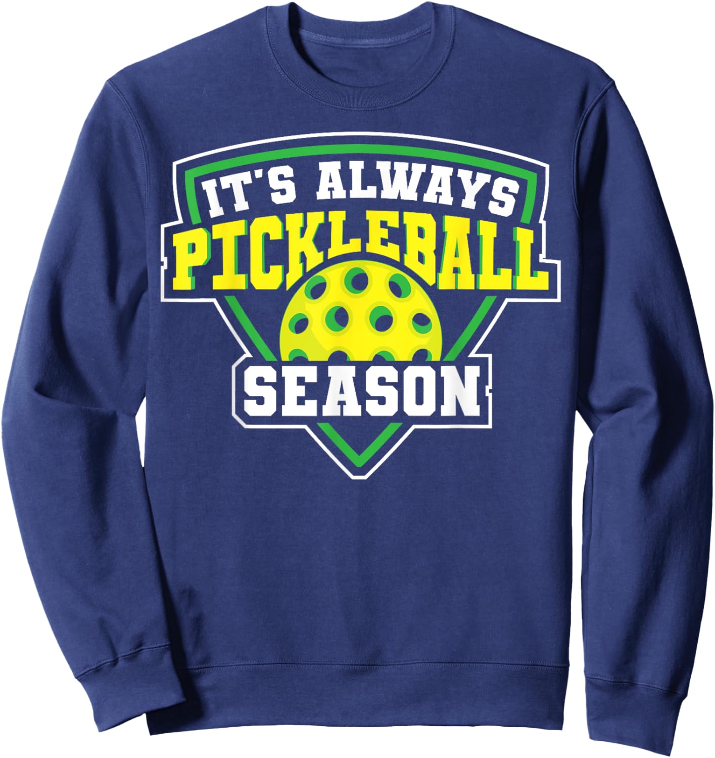 Pickleball Art Women Pickleball Player Pickle Ball Sweatshirt - Sweatshirt | Navy