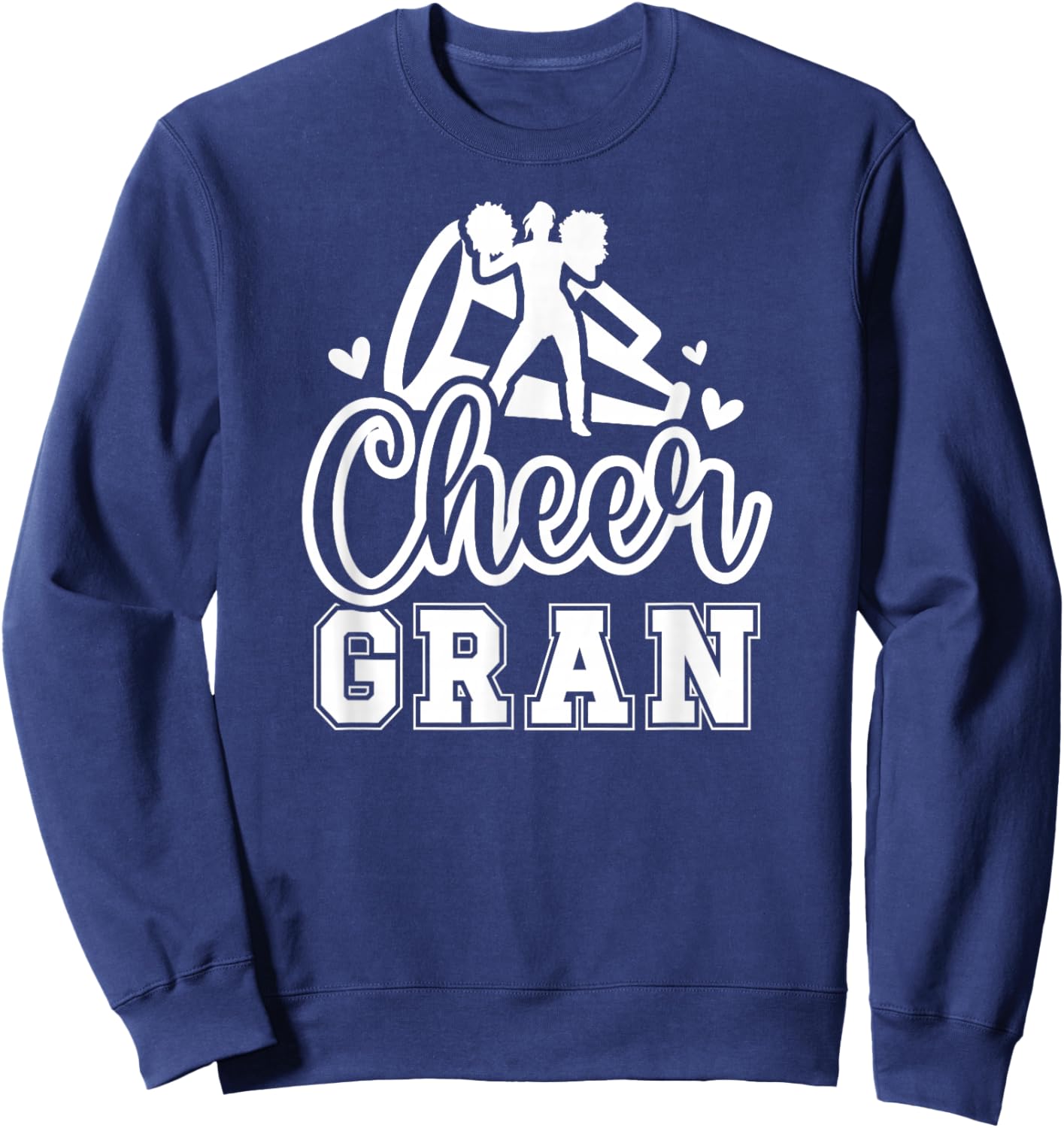 Cheer Gran Grandma Gran Of A Cheerleader Gran Sweatshirt - Sweatshirt | Navy