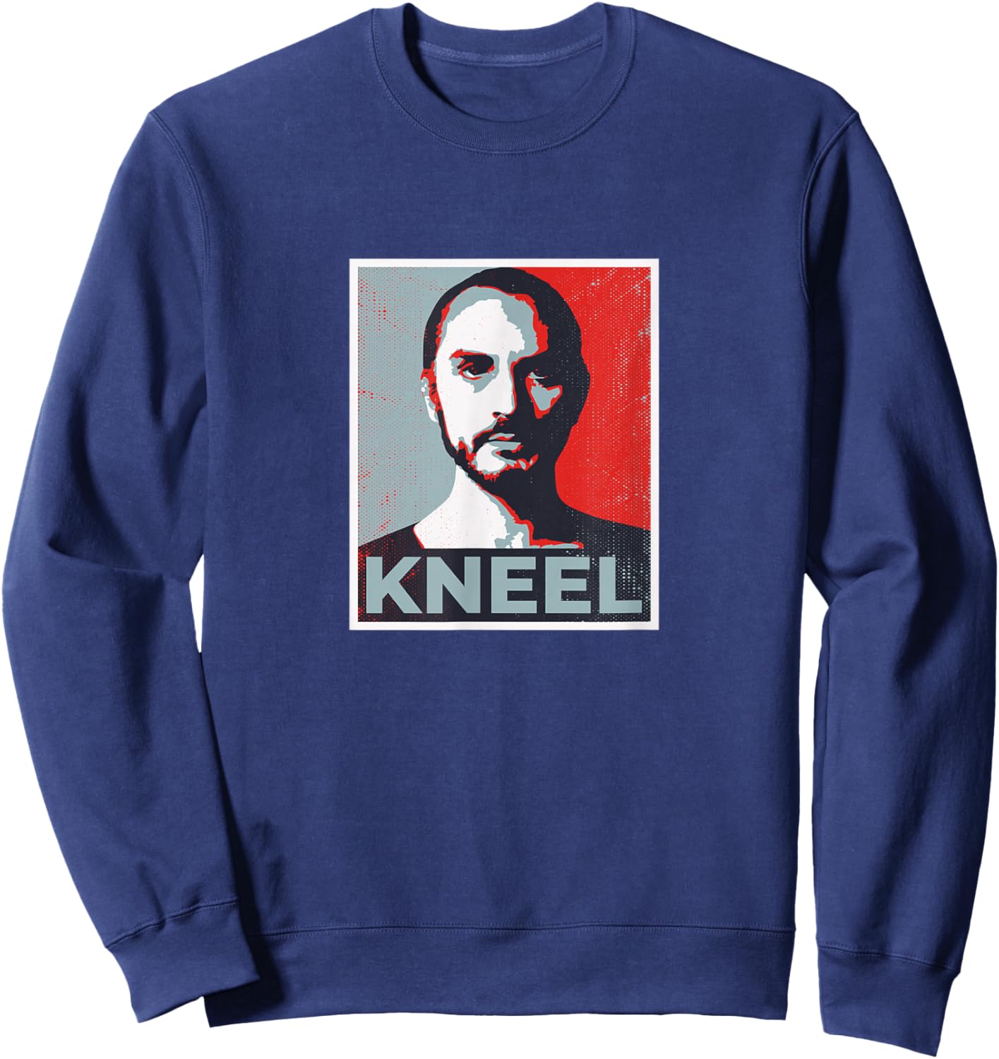 Unrealindeed Kneel Before Zod - Black, Small, Classic Fit, Short Sleeve, -Adult, Comic Book Fans Sweatshirt - Sweatshirt | Navy