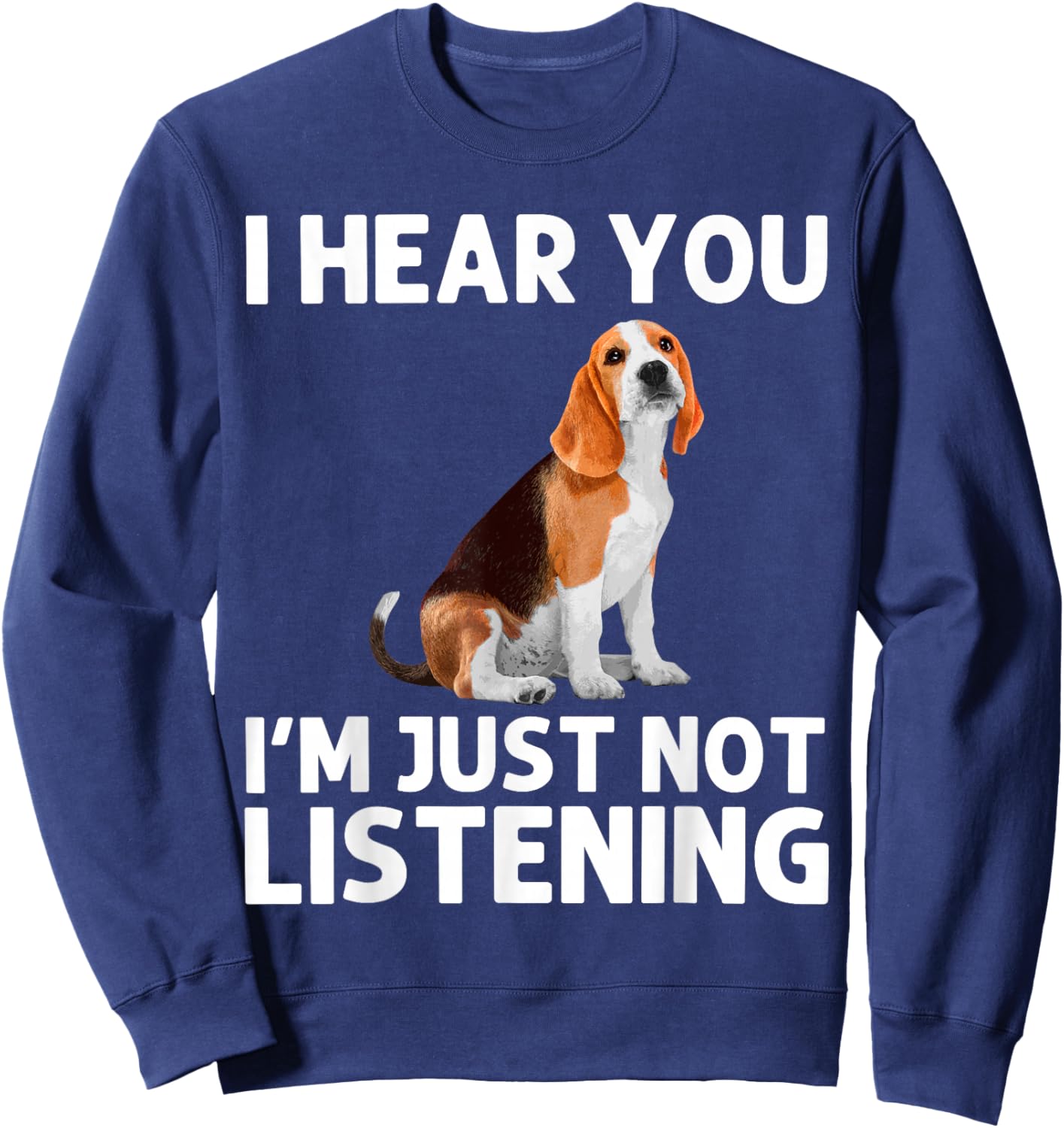 Best Beagle Art Women Kid Beagle Themed Beagle Lover Sweatshirt - Sweatshirt | Navy