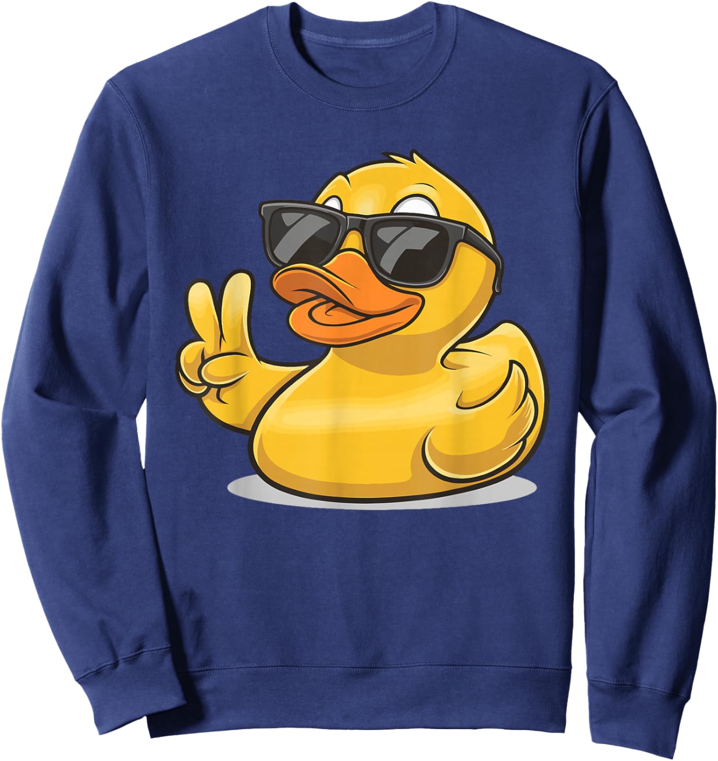 Bath Duck with Sunglasses Sweatshirt - Sweatshirt | Navy