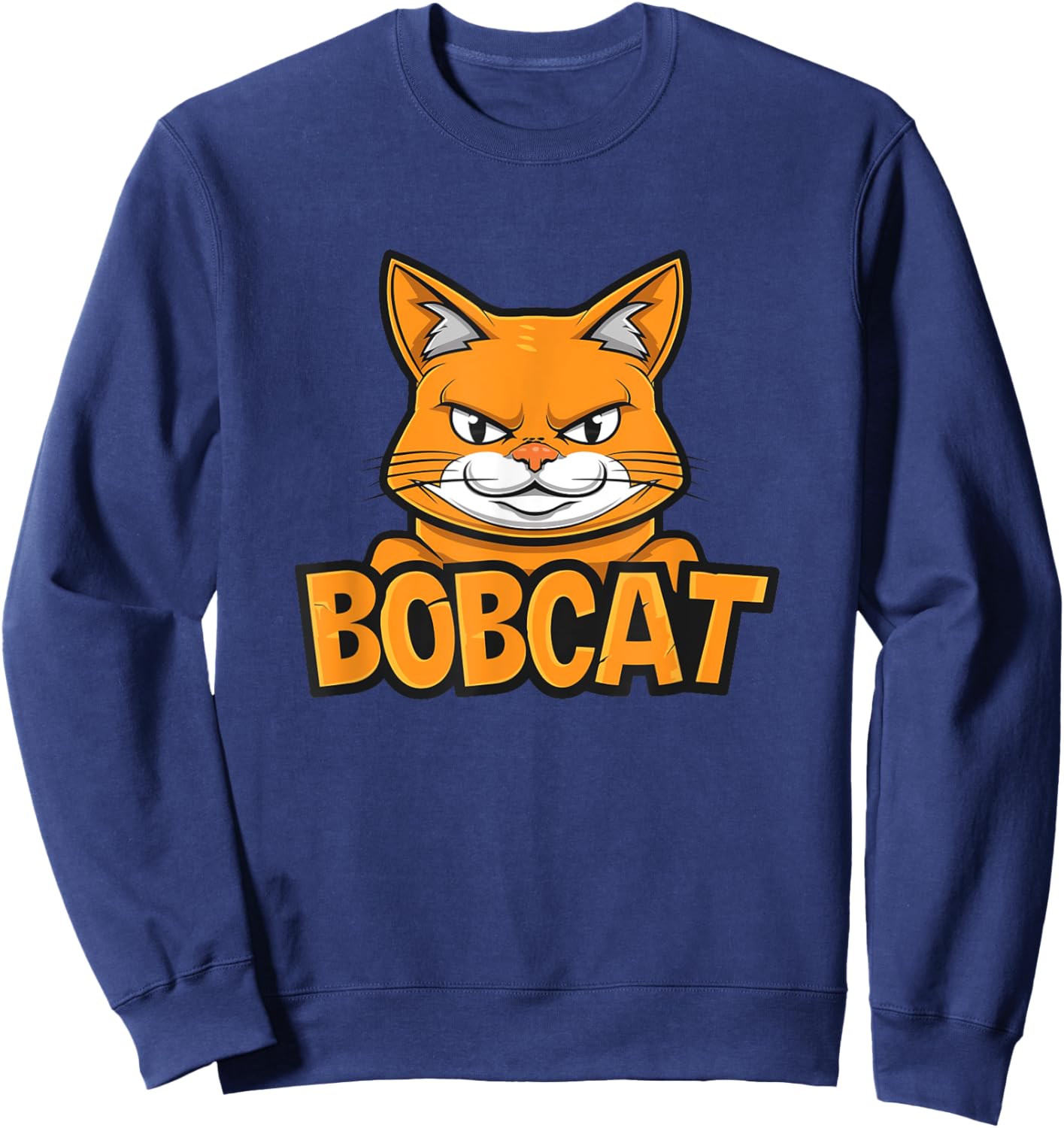 Nice Bobcat Costume for Boys and Girls Sweatshirt - Sweatshirt | Navy
