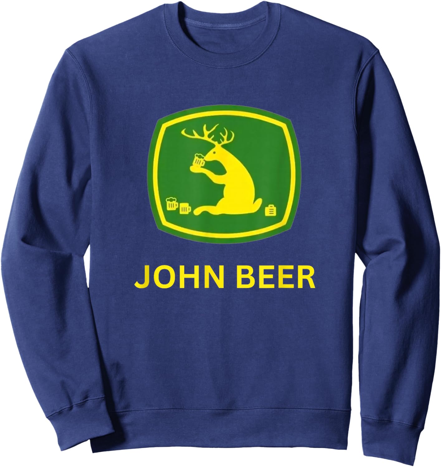 John Beer - Funny Sweatshirt - Sweatshirt | Navy