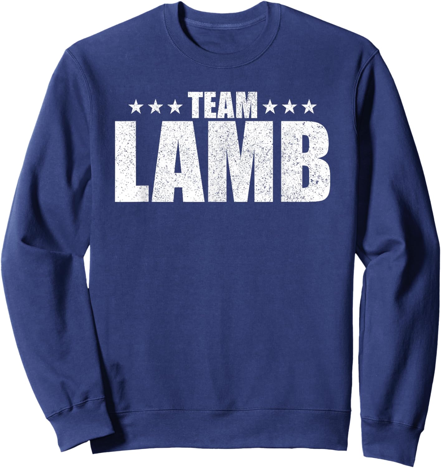 Lamb Surname Family Birthday Lamb Last Name Sweatshirt - Sweatshirt | Navy