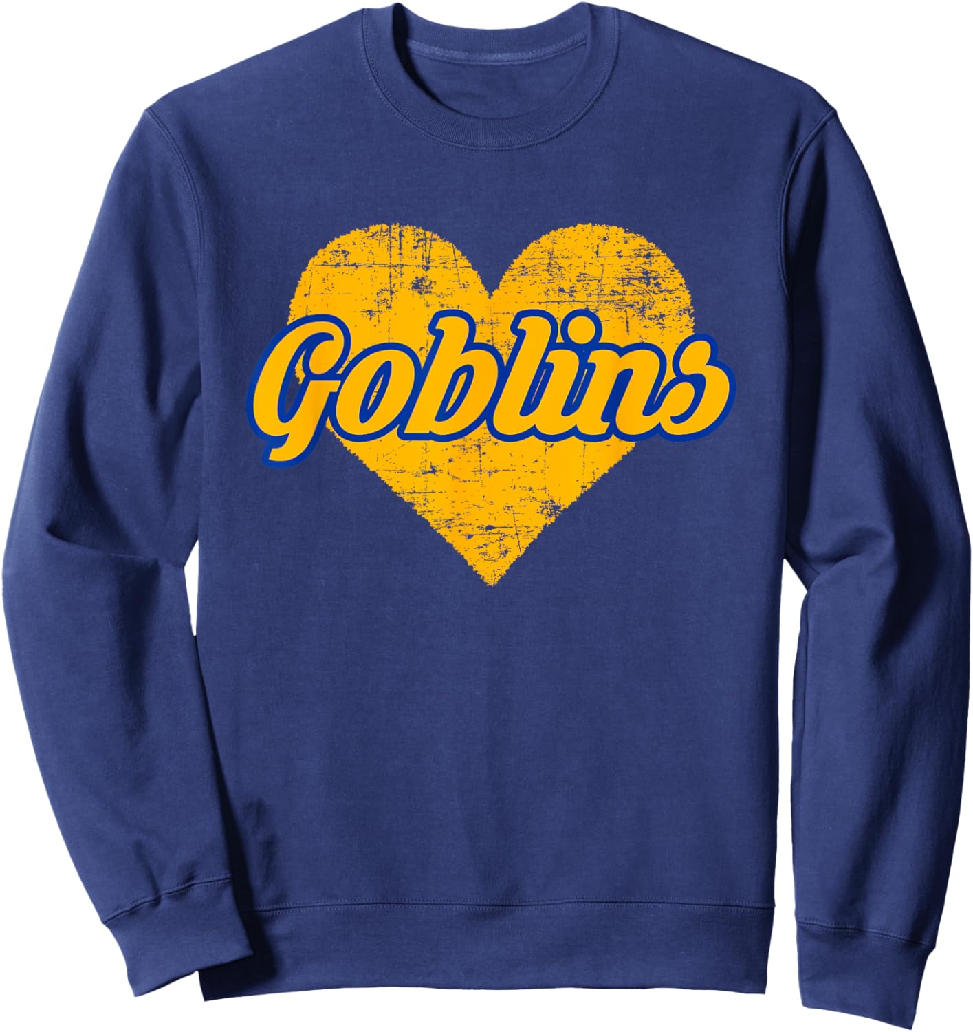 Harrison Goblins Over Heart Sweatshirt - Sweatshirt | Navy