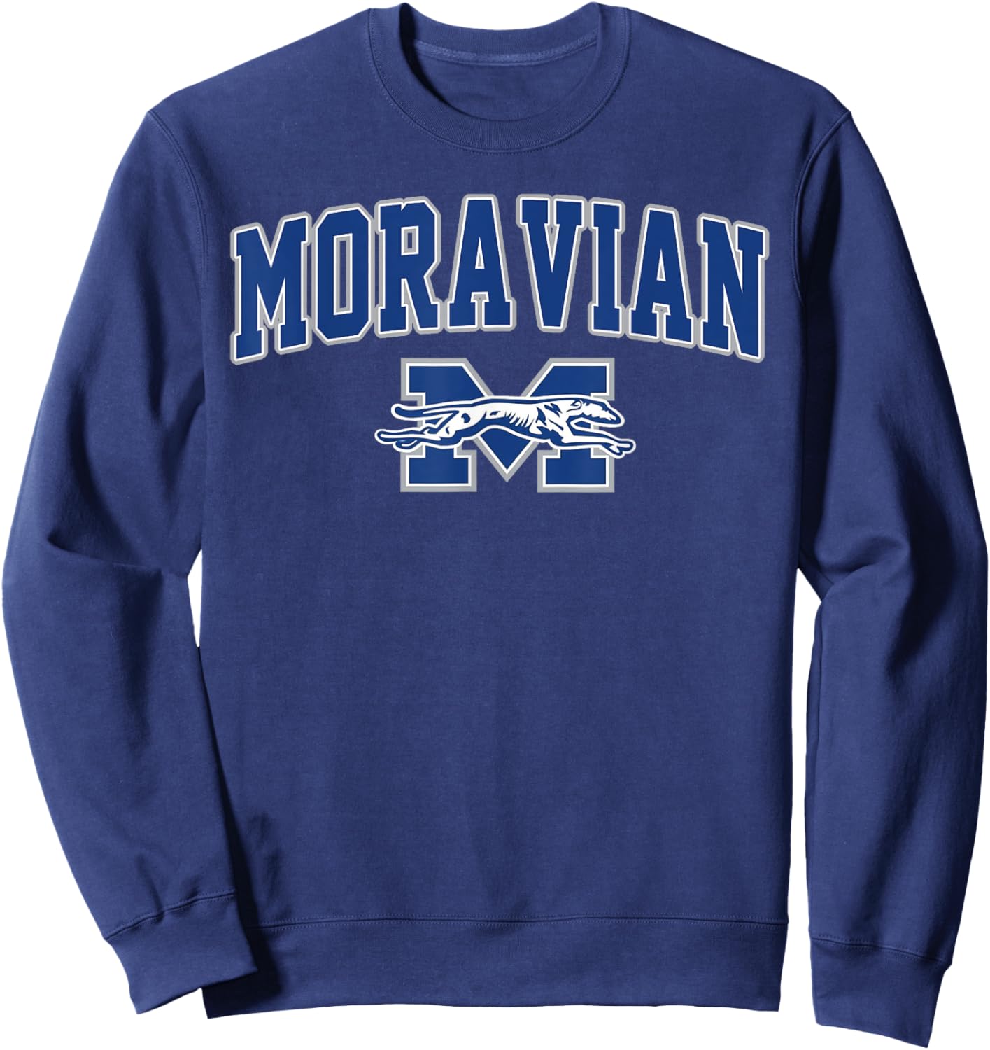 Moravian University Arch Vintage Sports Design Men Women Sweatshirt - Sweatshirt | Navy