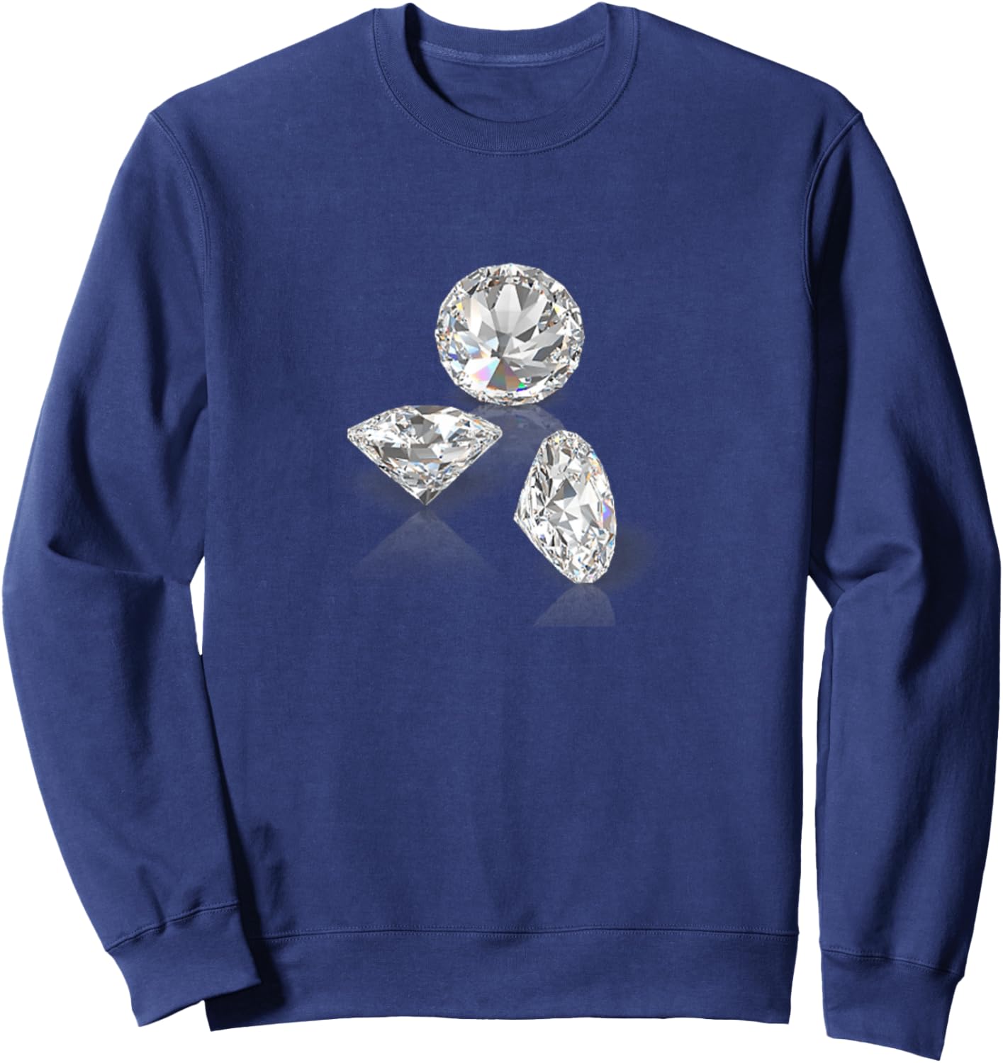 Diamonds Sweatshirt - Sweatshirt | Navy