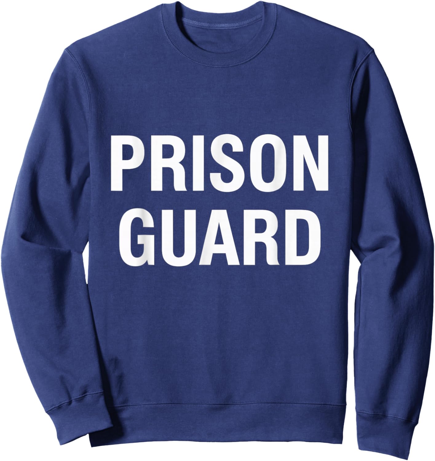 Prison Guard Officer Costume Halloween Sweatshirt - Sweatshirt | Navy