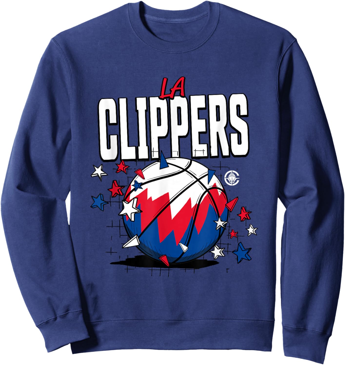 NBA Los Angeles Clippers Doodle Basketball Stars Sweatshirt - Sweatshirt | Navy