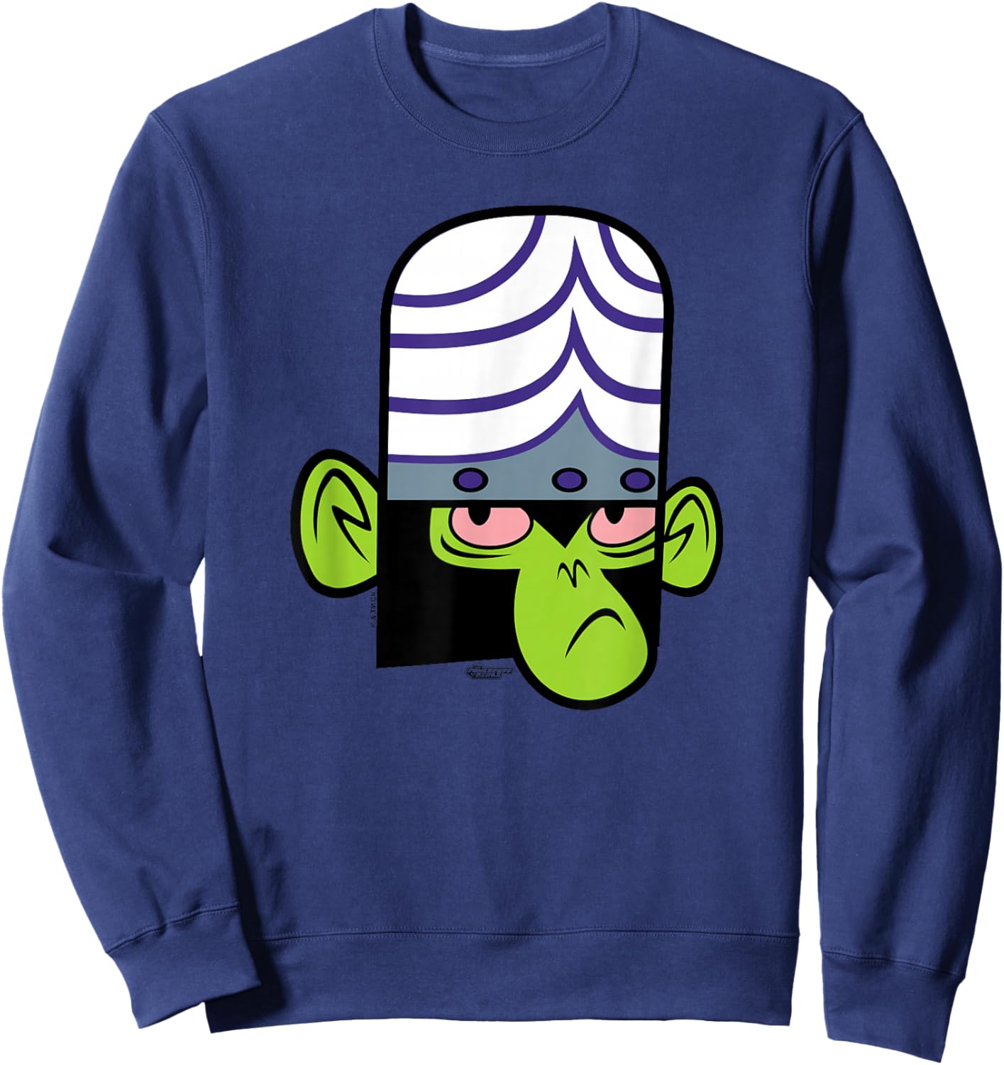The Powerpuff Girls Mojo Jojo Face Sweatshirt - Sweatshirt | Navy