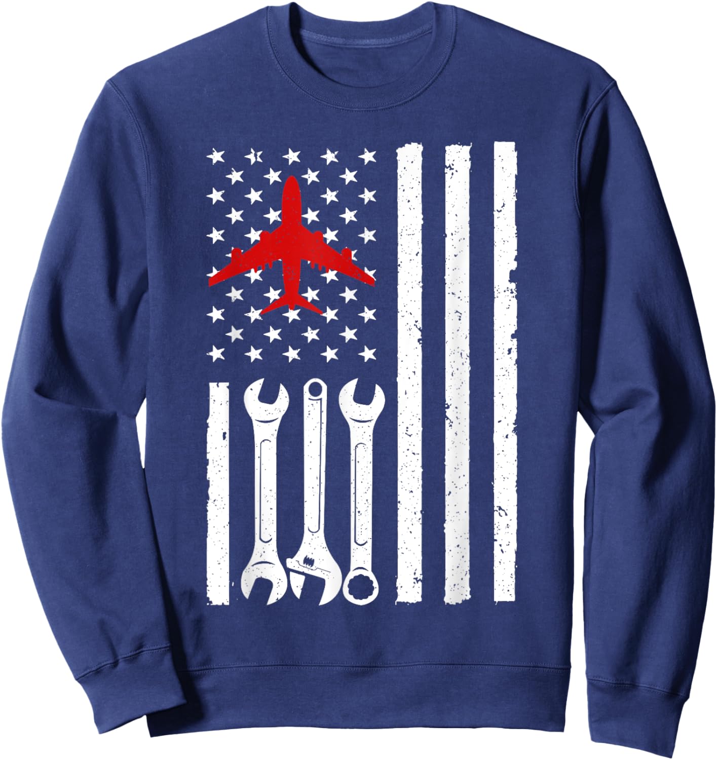 Aircraft Mechanic design Women Aviation Maintenance Sweatshirt - Sweatshirt | Navy