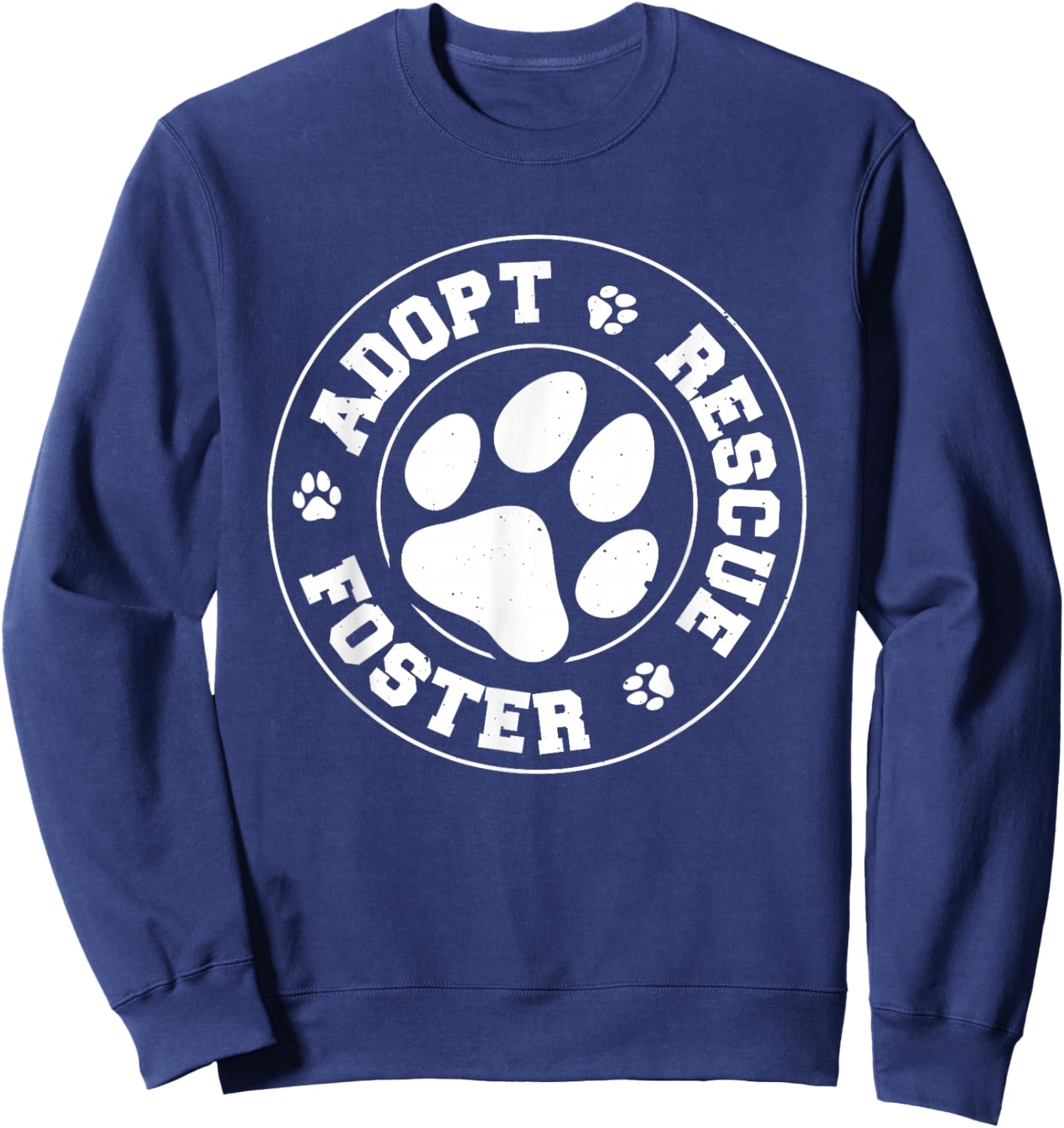 Adopt Rescue Foster Sweatshirt - Sweatshirt | Navy