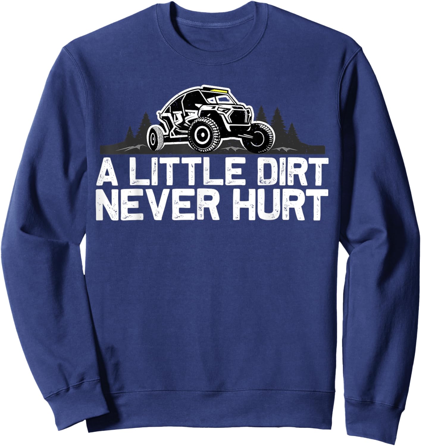Funny SxS Design Women Offroading UTV Side By Side Sweatshirt - Sweatshirt | Navy