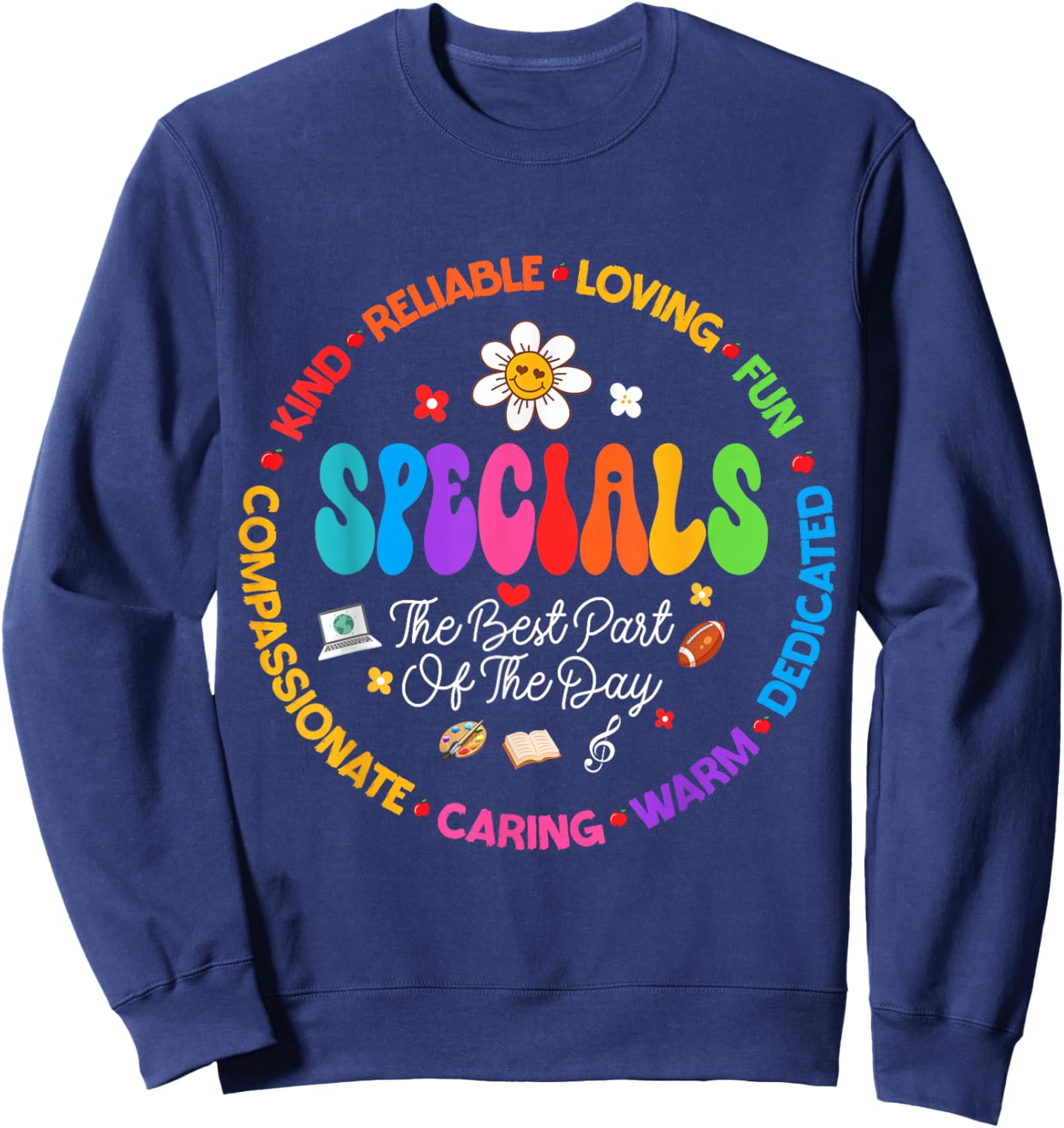 Teacher Specials The Best Part Of The Day - Specials Squad Sweatshirt - Sweatshirt | Navy
