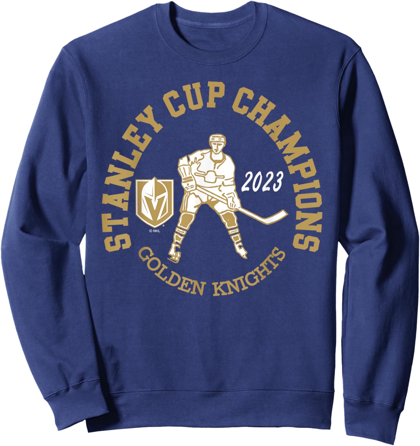 Vegas Golden Knights Stanley Cup Champions 2023 Black Sweatshirt - Sweatshirt | Navy