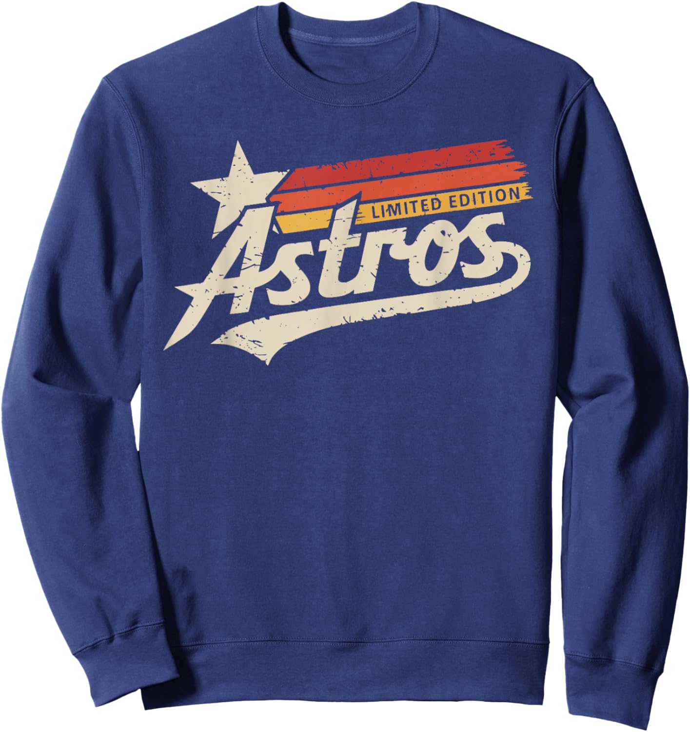 Vintage Astros Retro Style Classic Sweatshirt - Sweatshirt | Navy