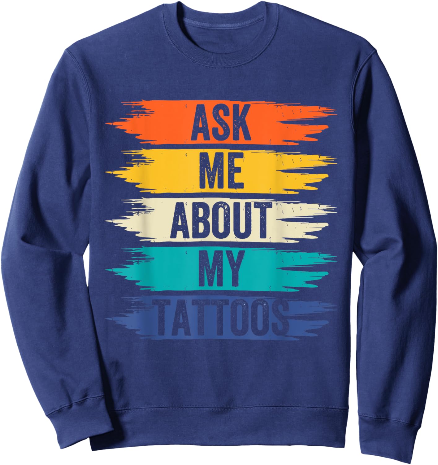 Retro Vintage Sweatshirt - Sweatshirt | Navy
