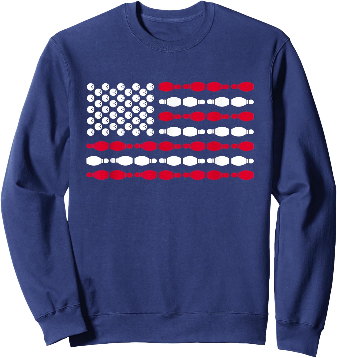 Patriotic Bowling Sweatshirt - Sweatshirt | Navy