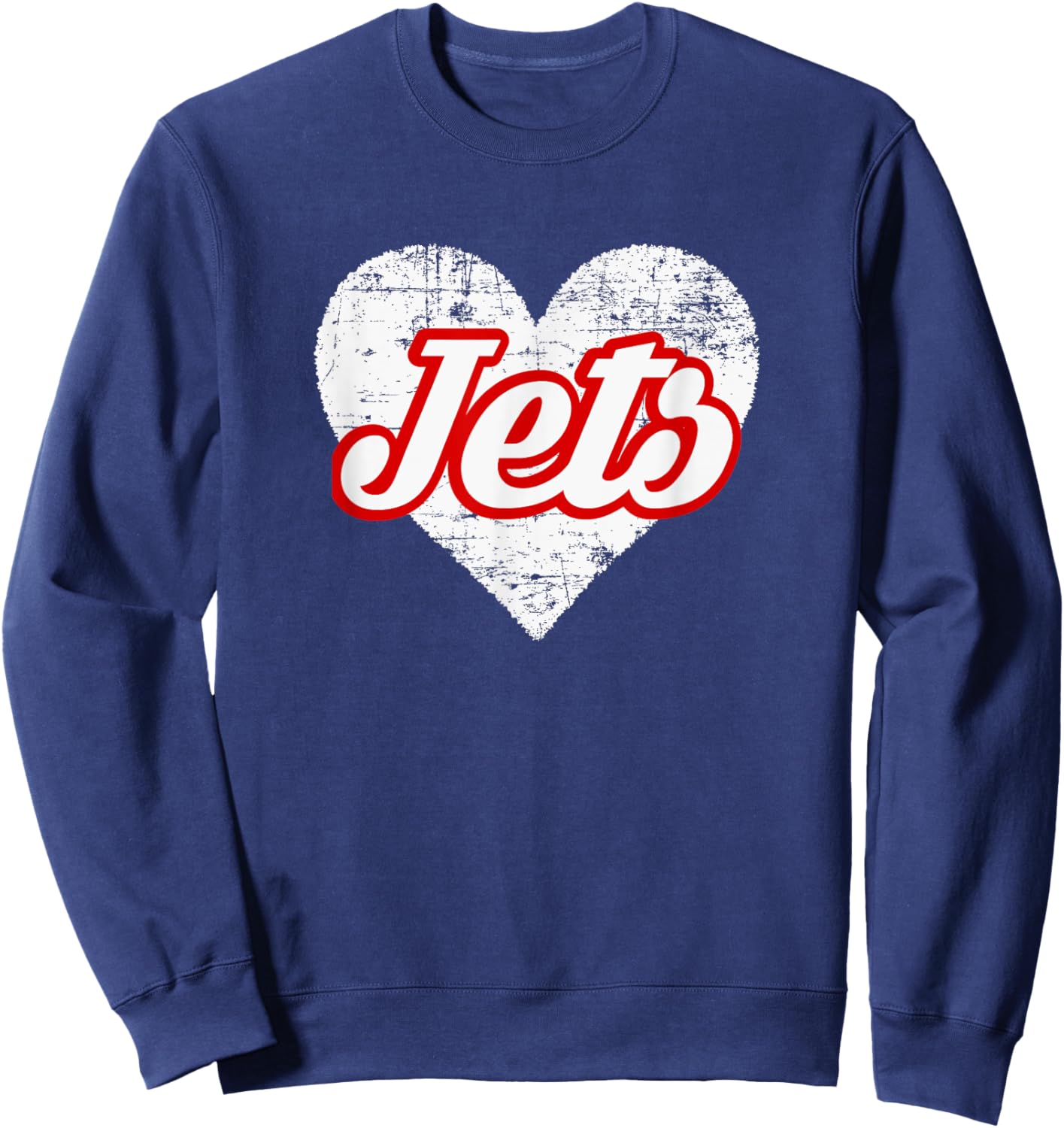 Adams Central Jets Over Heart Sweatshirt - Sweatshirt | Navy