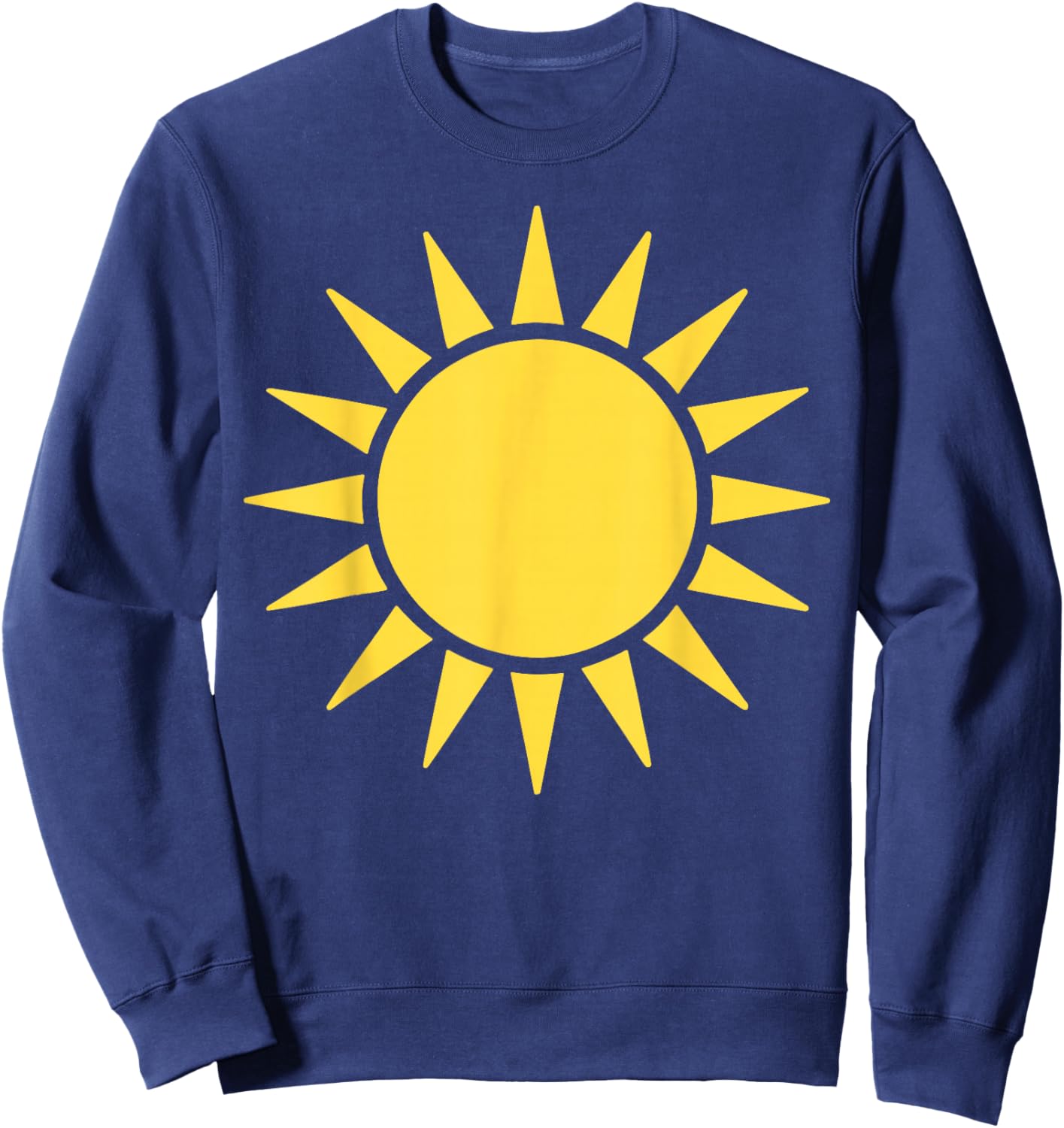 Sun Shirt Adult Kids Men Women Sun Costume Sweatshirt - Sweatshirt | Navy