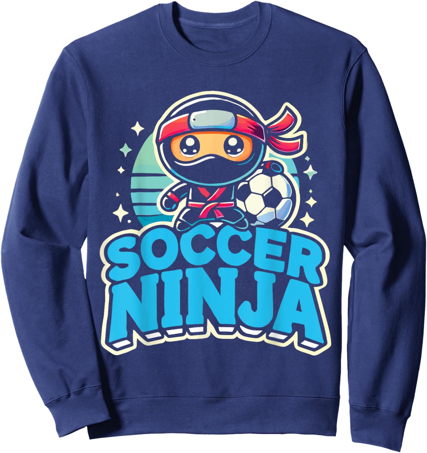Soccer Ninja Soccer Toddler Sweatshirt - Sweatshirt | Navy