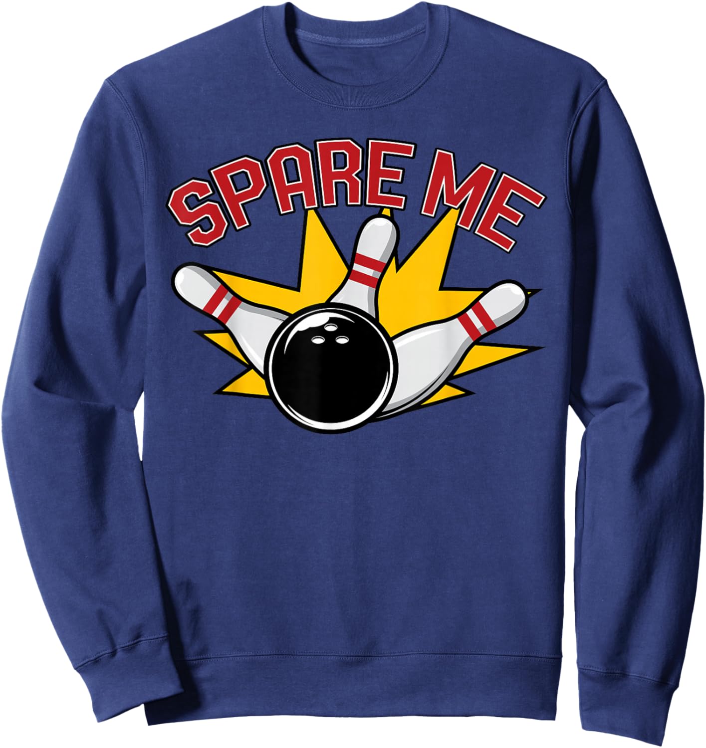 Cool Bowling Novelty Women Bowling Team Gag Bowler Sweatshirt - Sweatshirt | Navy