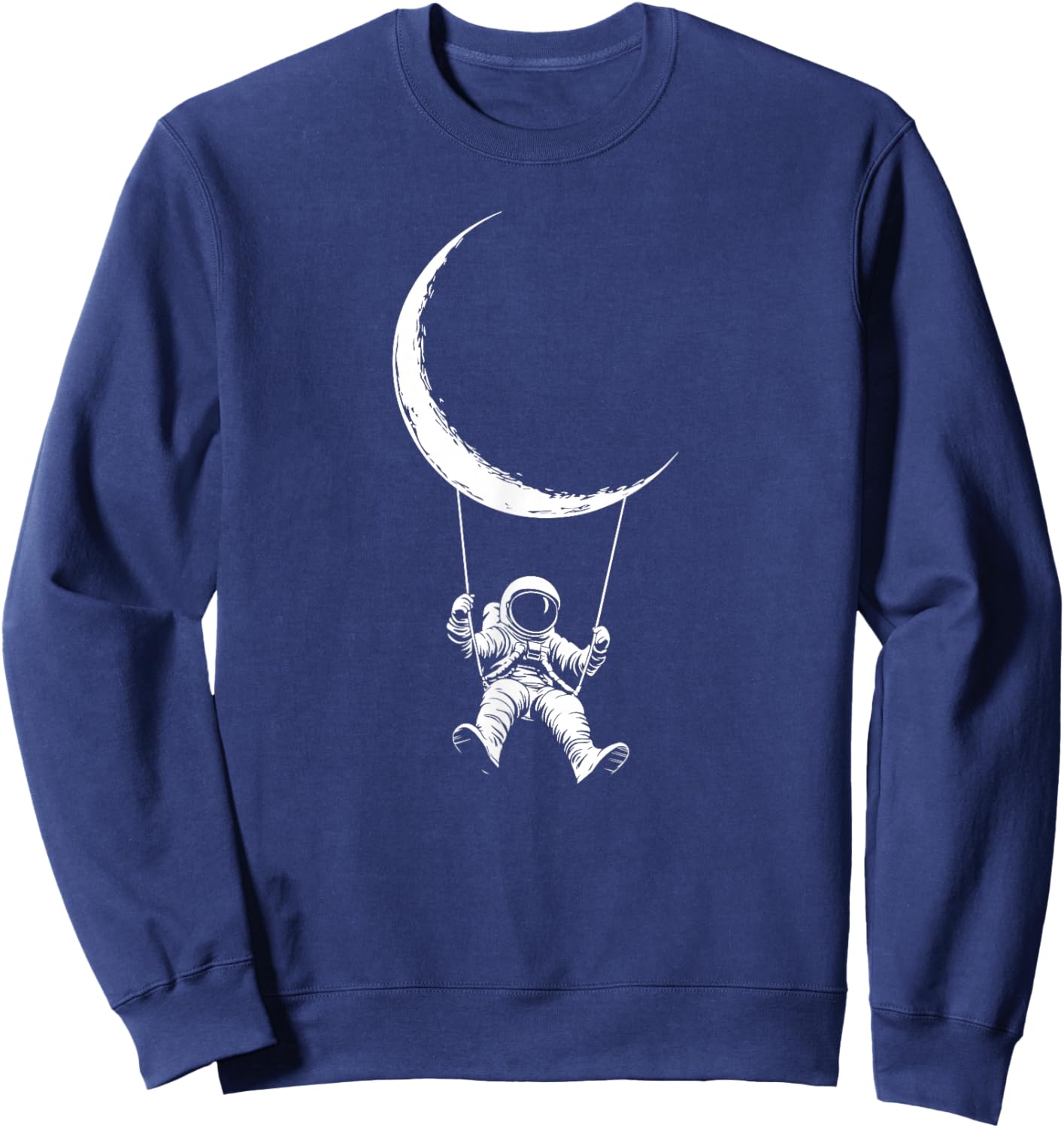 Funny Moon Swing Astronaut Sweatshirt - Sweatshirt | Navy