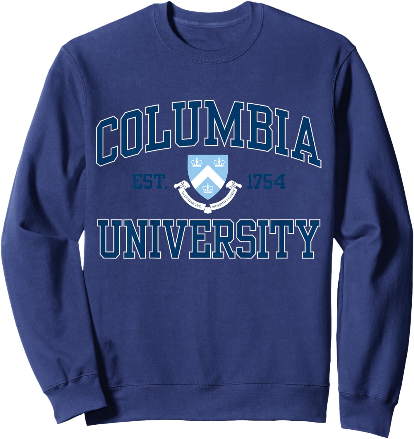 Kids Columbia Arch Over Crest EST. 1754 Light Blue | Columbia Sweatshirt - Sweatshirt | Navy