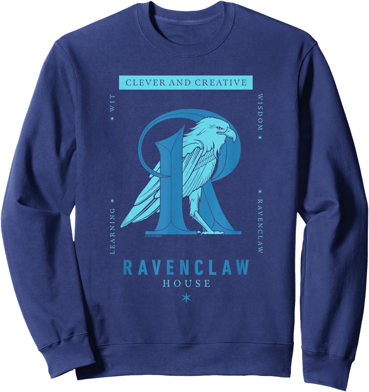 Harry Potter Ravenclaw Clever and Creative Sweatshirt - Sweatshirt | Navy