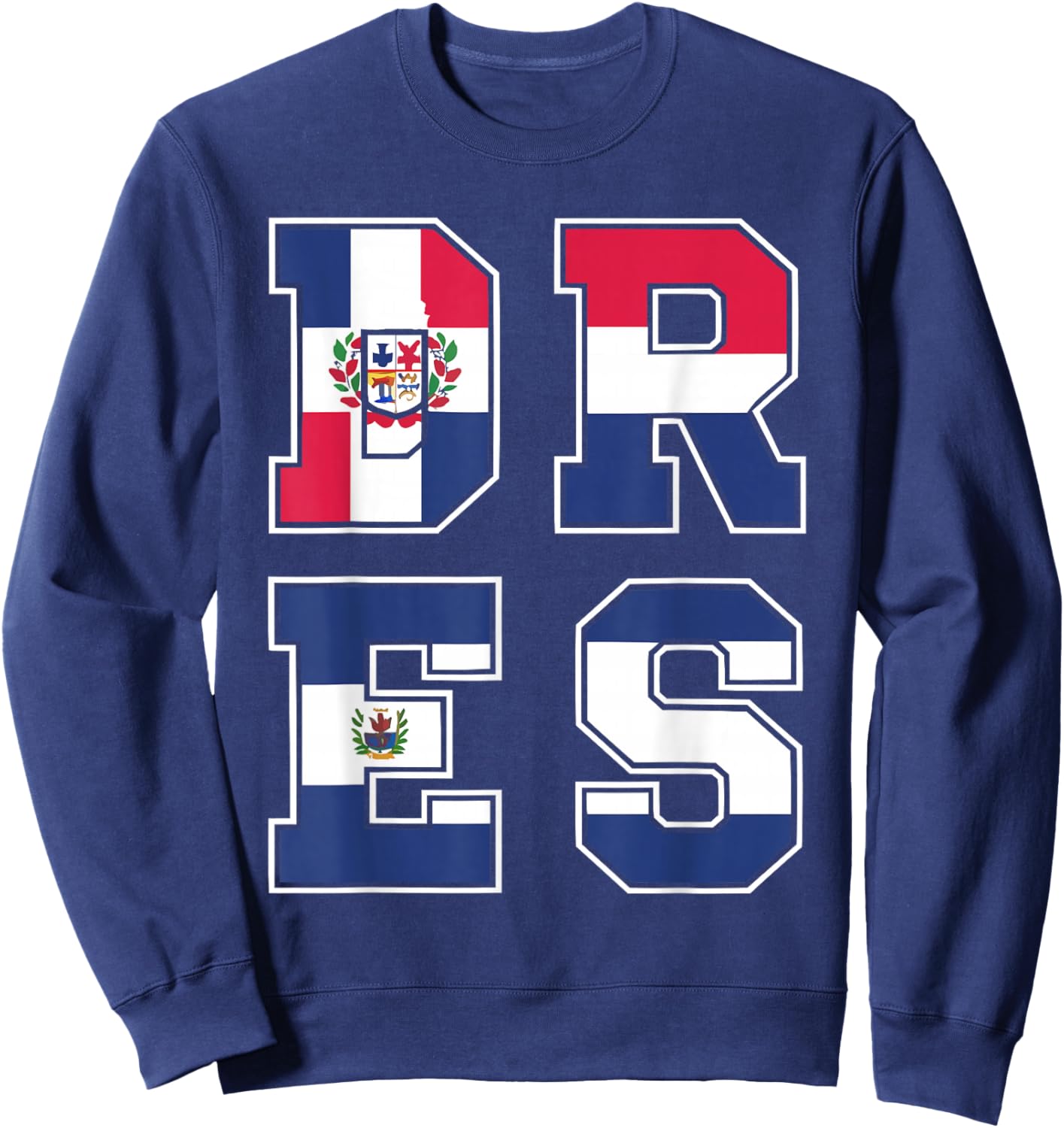 Dominican Salvadorian El Salvador Dominican Republic Sweatshirt - Sweatshirt | Navy