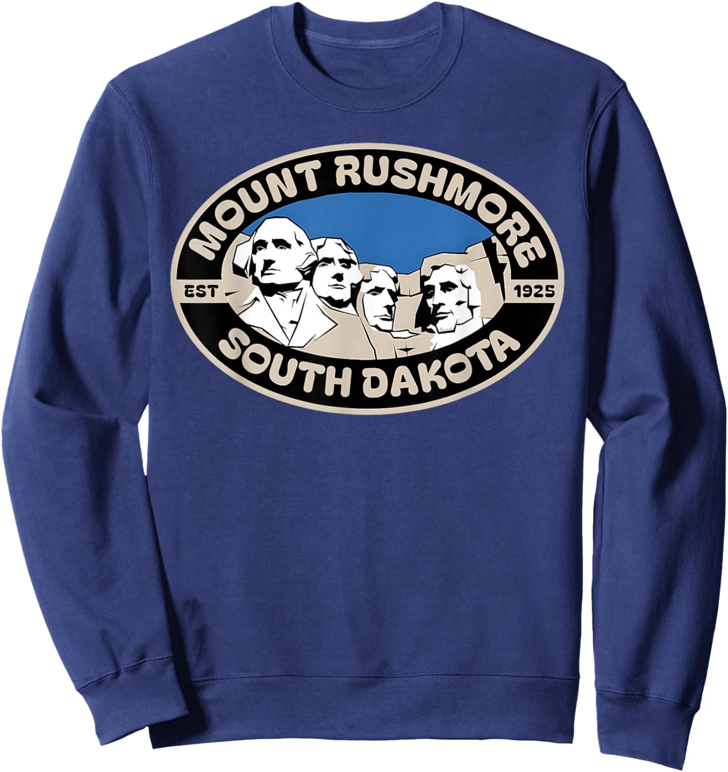 Mount Rushmore South Dakota Souvenir mt Rushmore Sweatshirt - Sweatshirt | Navy