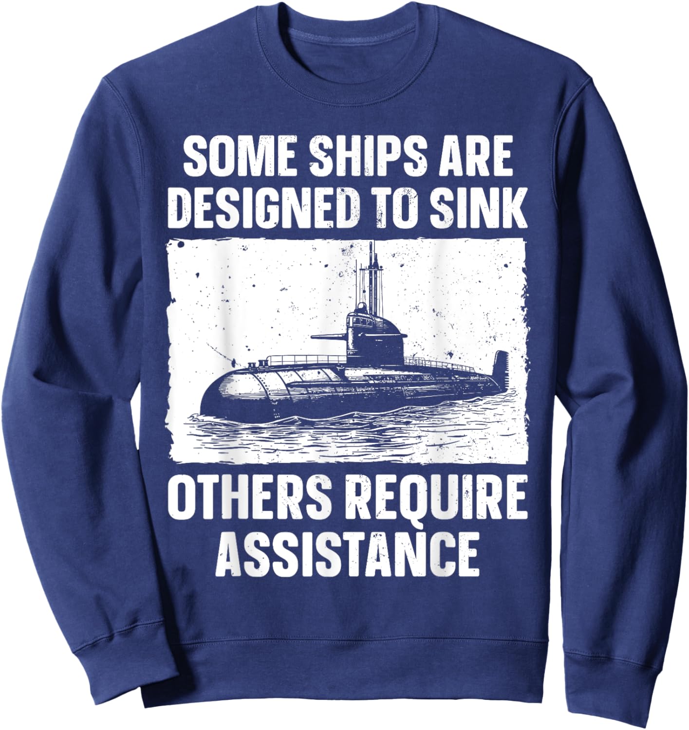 Submarine Art Women Submariner Submarine Veteran Sweatshirt - Sweatshirt | Navy