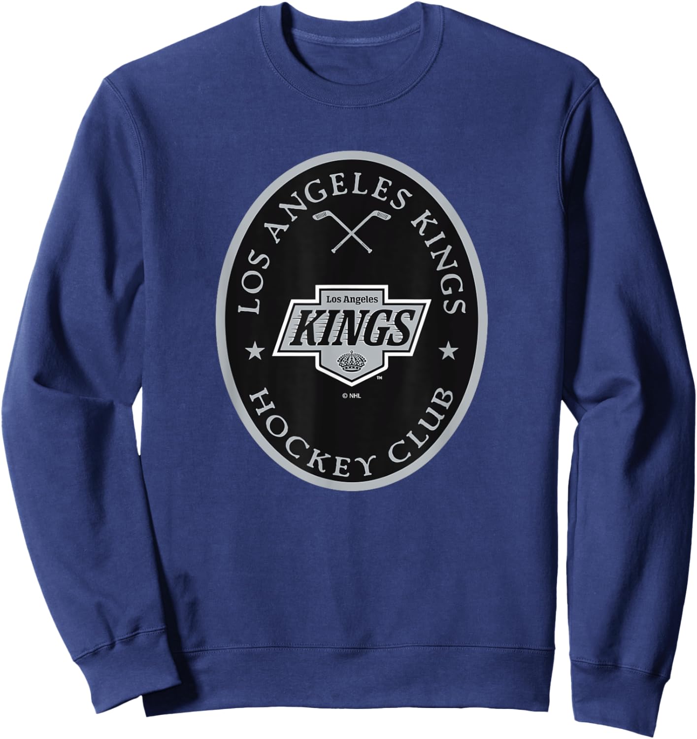 Los Angeles Kings Iconic Dark Heather Officially Licensed Sweatshirt - Sweatshirt | Navy