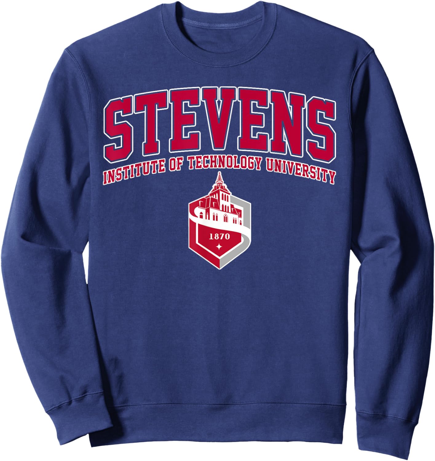 Stevens Institute of Technology University Vintage Sports Sweatshirt - Sweatshirt | Navy