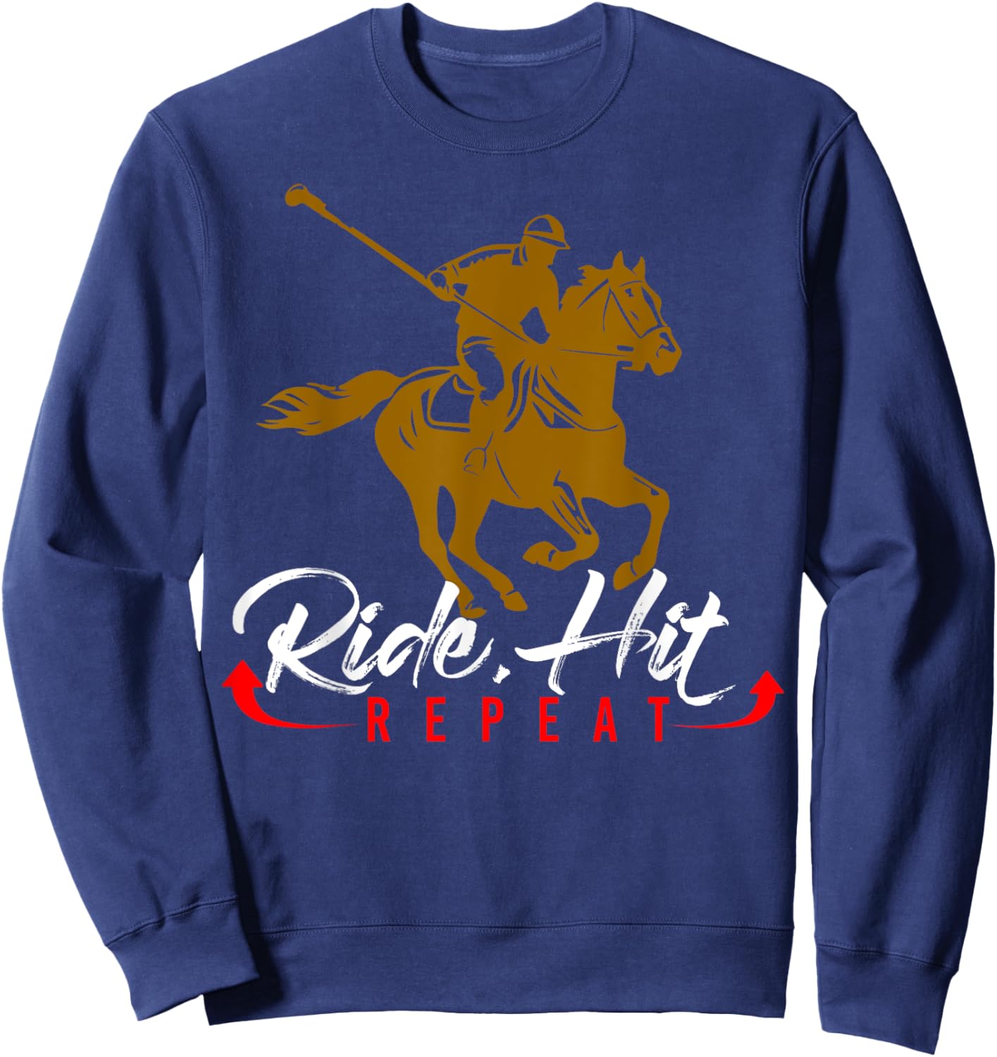 Sports Polo Sweatshirt - Sweatshirt | Navy