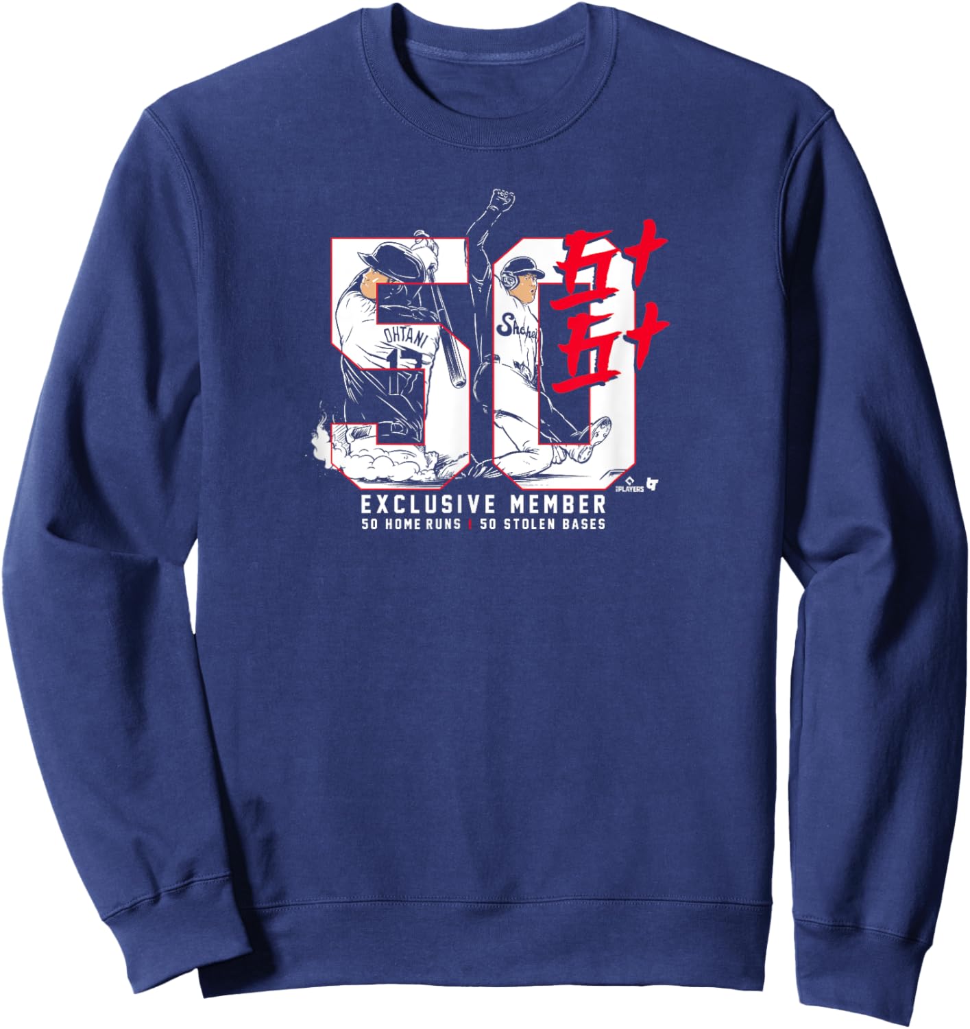 Shohei Ohtani - 50/50 - Los Angeles Baseball Sweatshirt - Sweatshirt | Navy