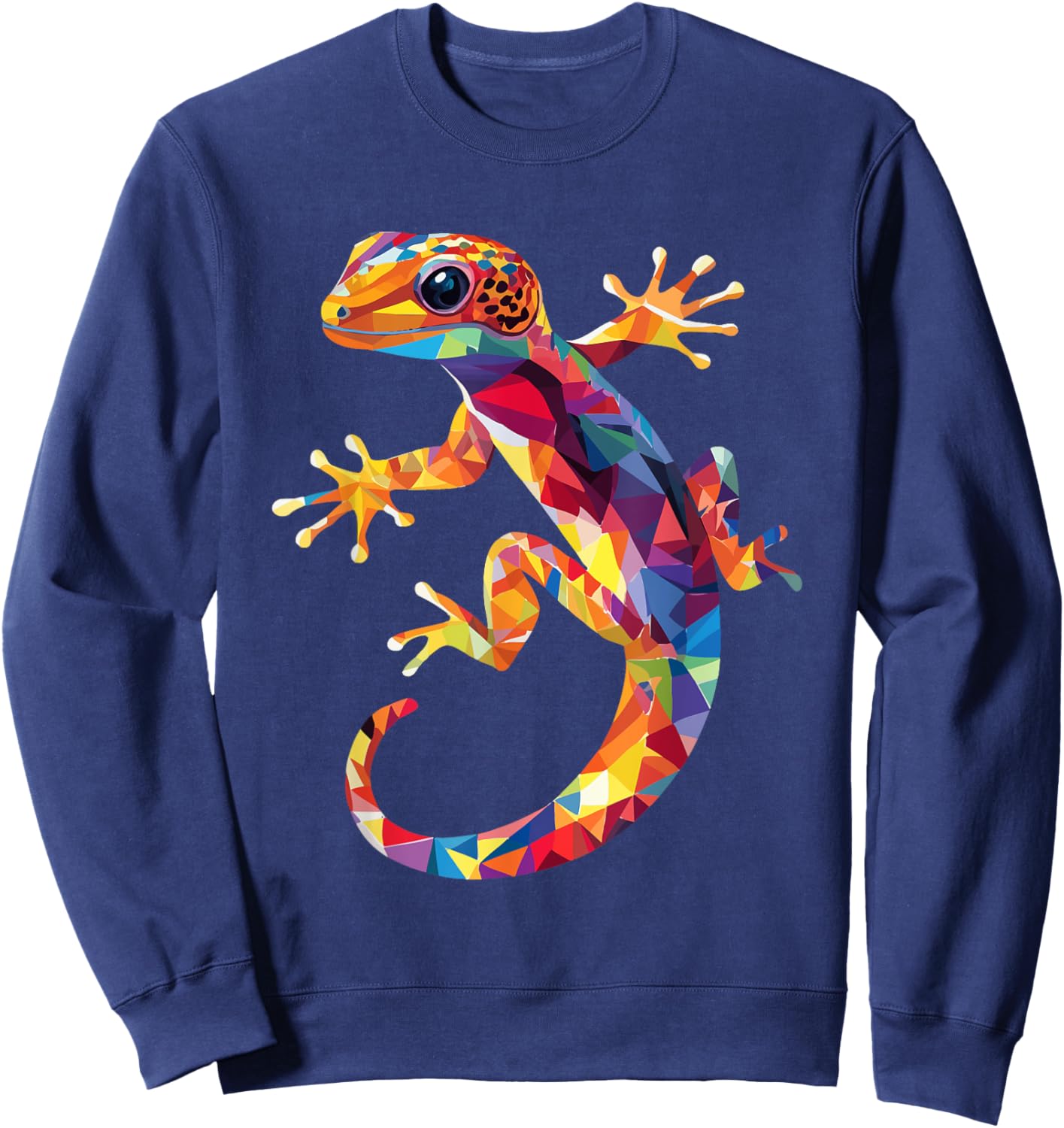 Leopard Gecko Color Pop Art Gecko Lovers Sweatshirt - Sweatshirt | Navy