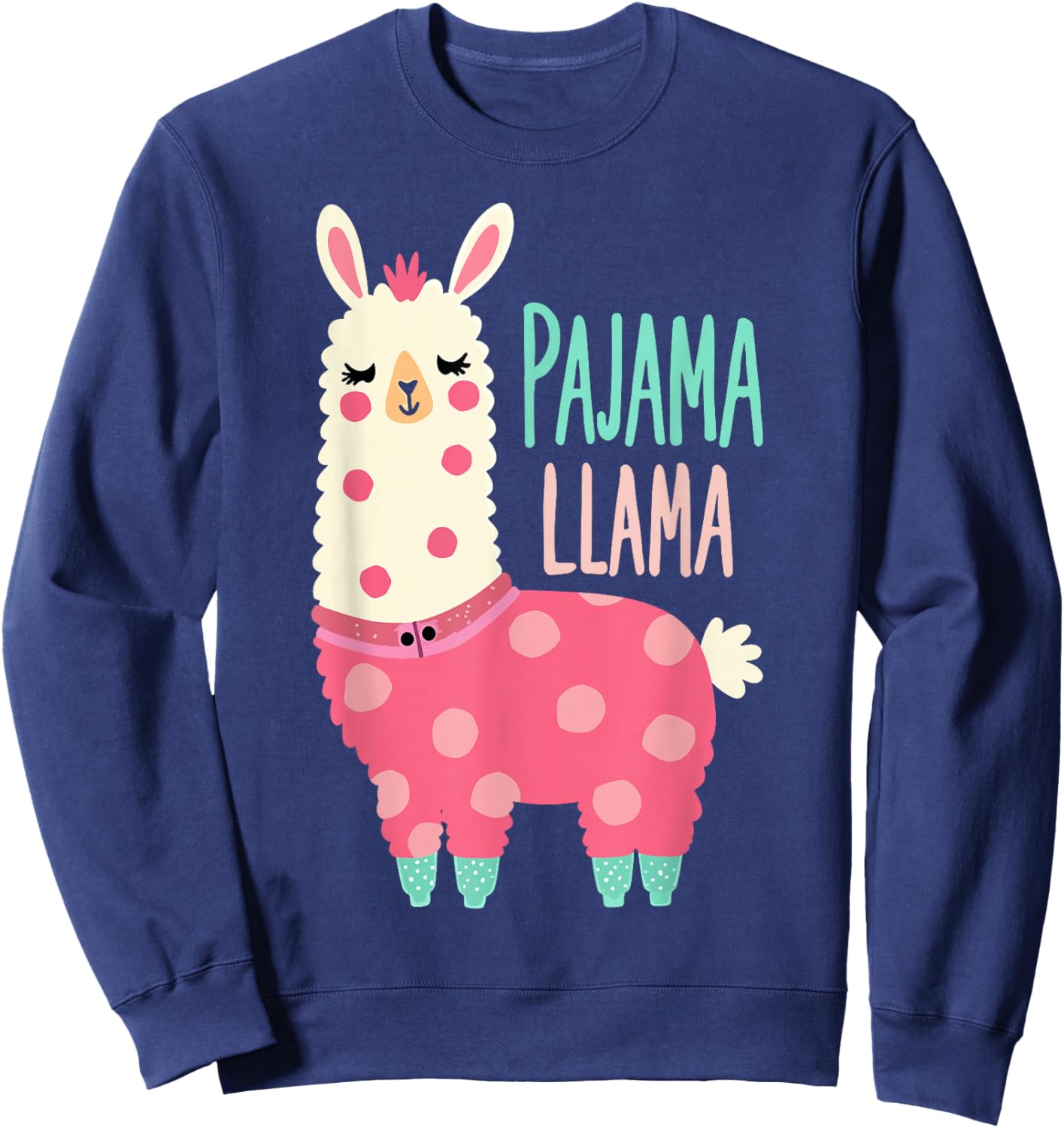 LLama Design Lama pajama Sweatshirt - Sweatshirt | Navy