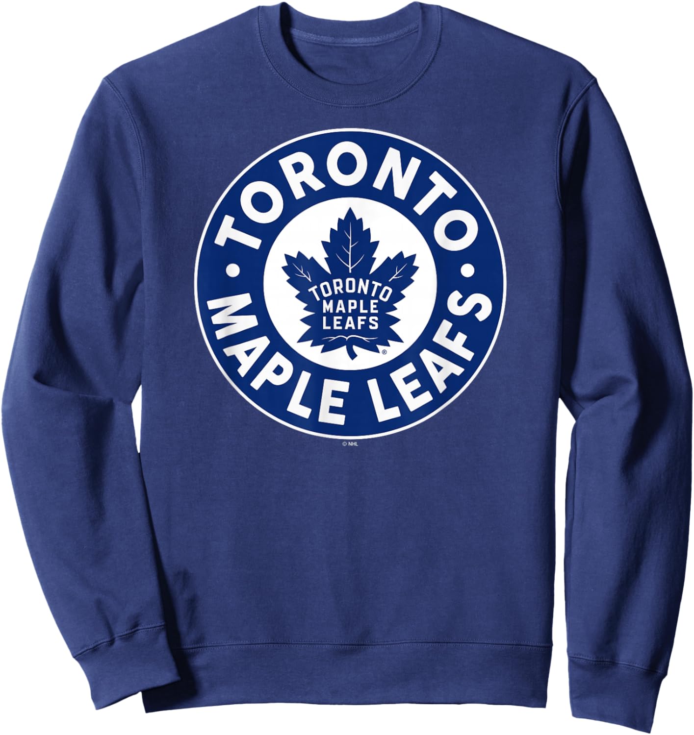 Toronto Maple Leafs Symbol Black Officially Licensed Sweatshirt - Sweatshirt | Navy