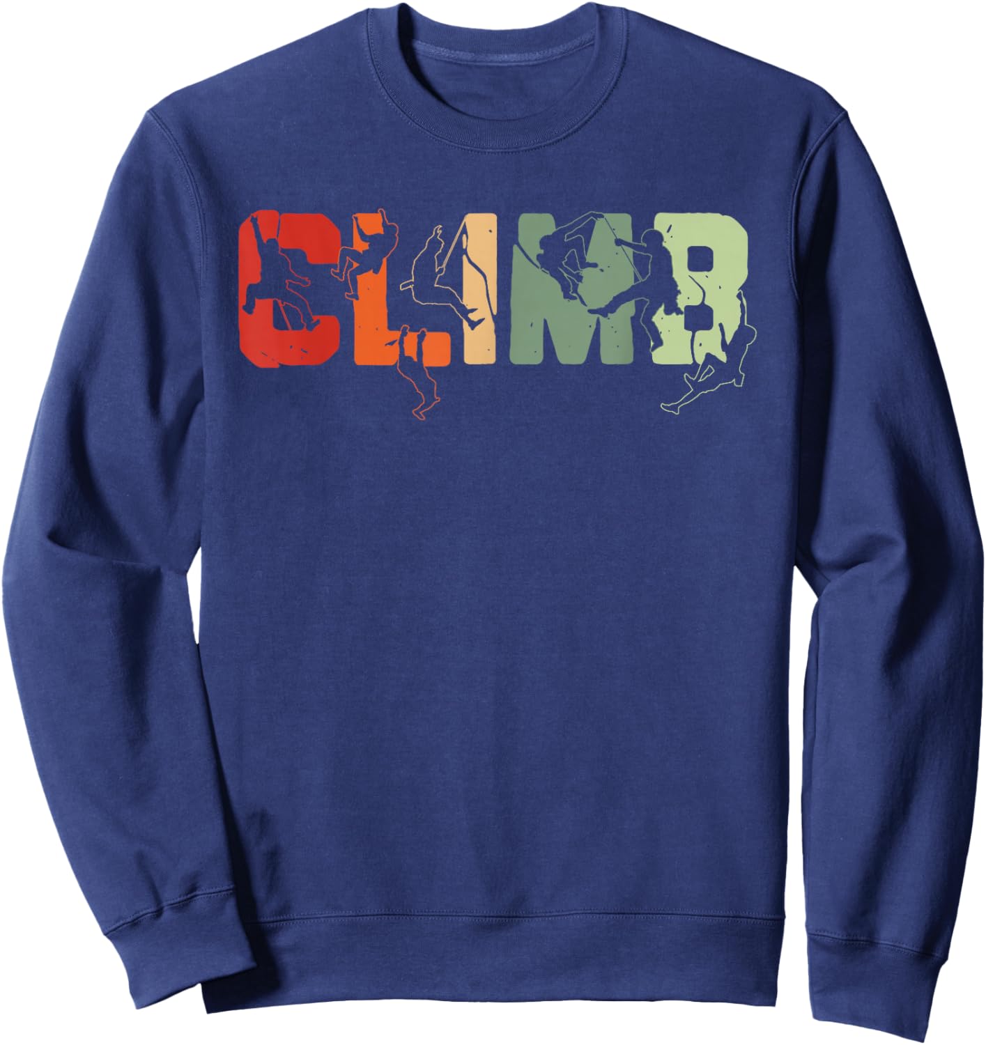 Rock Climbing Funny Bouldering Enthusiasts Women Sweatshirt - Sweatshirt | Navy